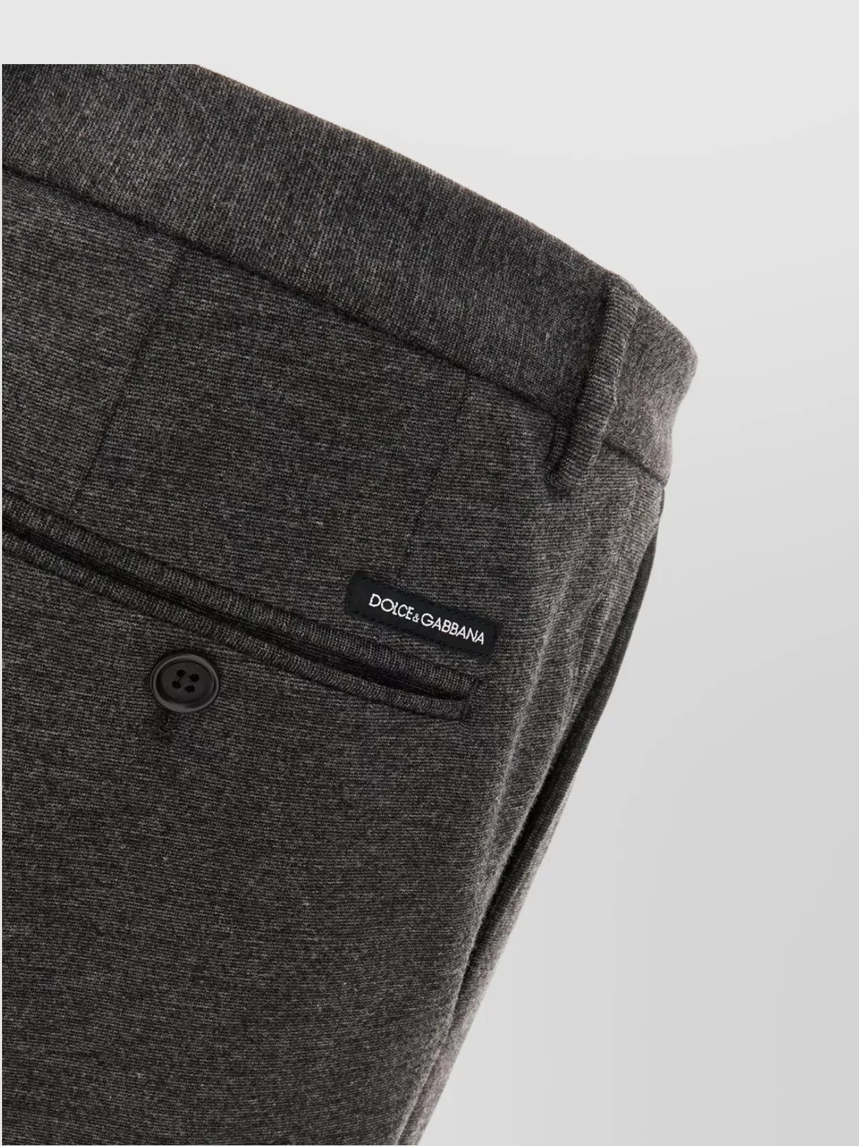 Dolce&Gabbana Central Ironed Pleats Chino Pants