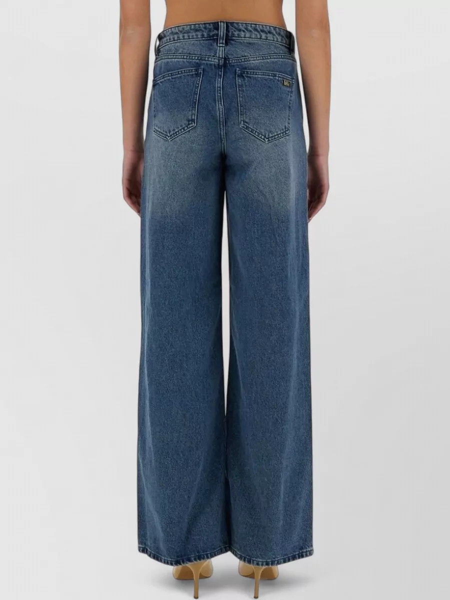 Michael Kors Denim Wide-Leg Jeans