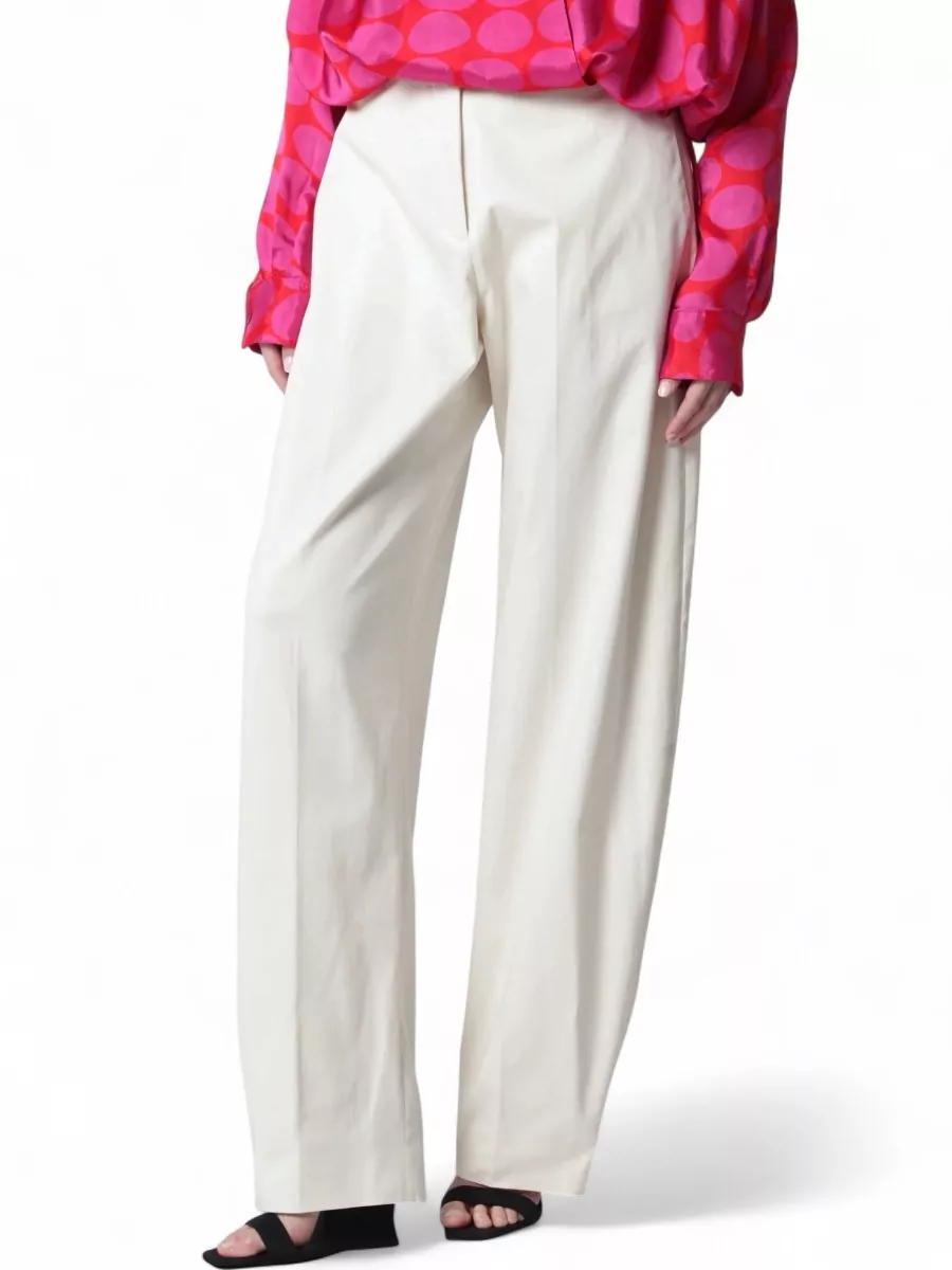 Thelatest cotton wide-leg trousers