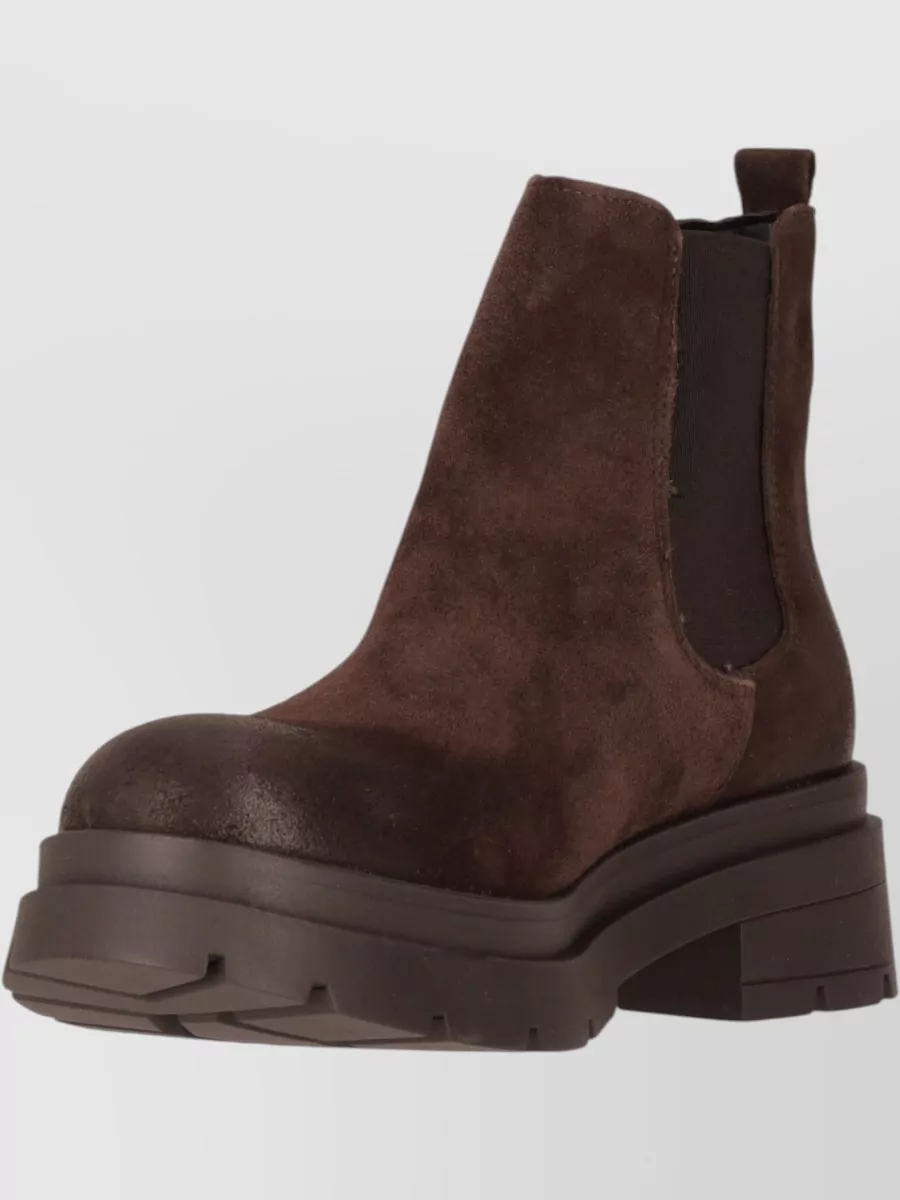 Parosh Calf Leather Chelsea Boots