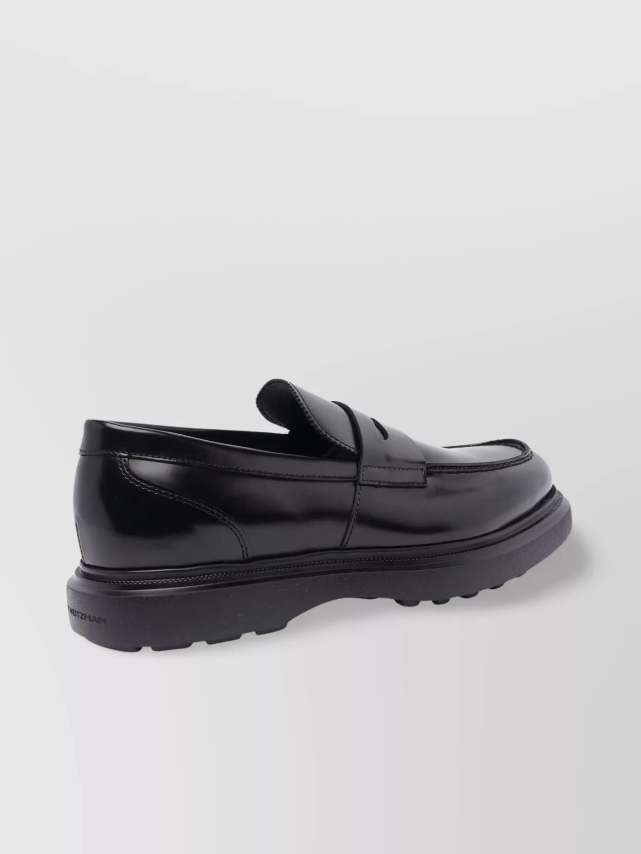 Stuart Weitzman Alvin Loafers Chunky Sole Glossy Finish