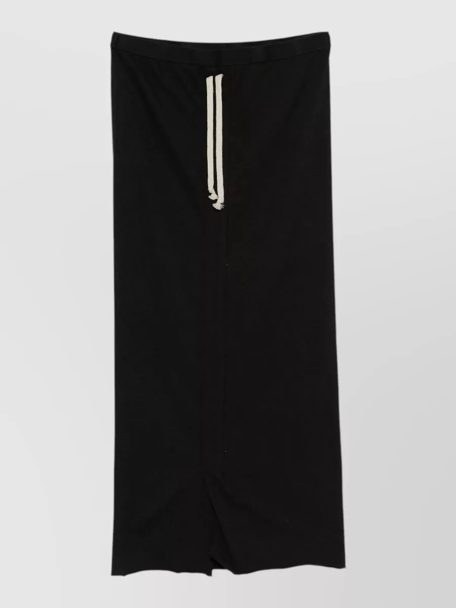 Rick Owens Drkshdw cotton jersey midi skirt