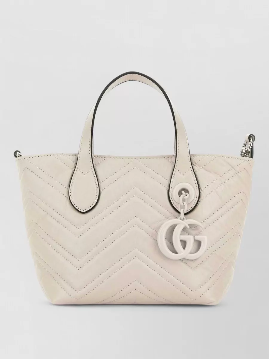 Gucci Gg Marmont Small Leather Tote Bag