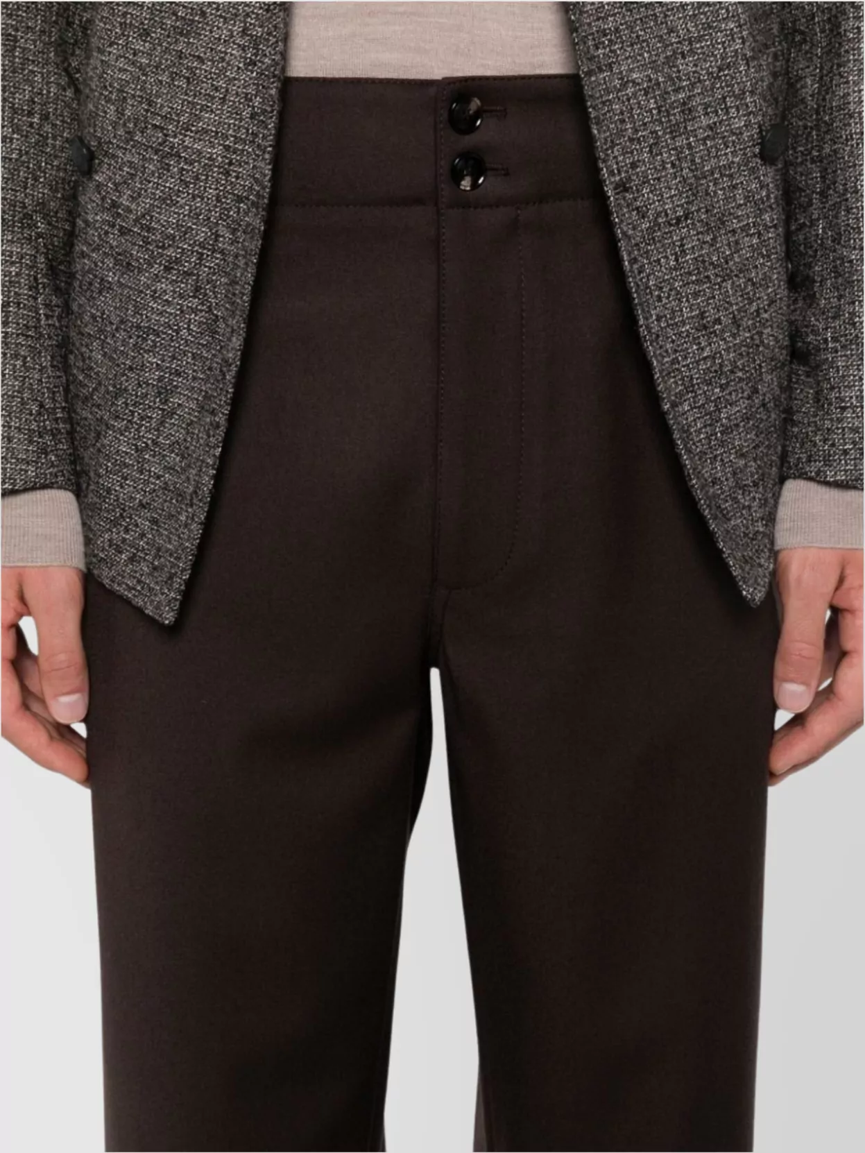Giorgio Armani Straight Leg Trousers With Pockets