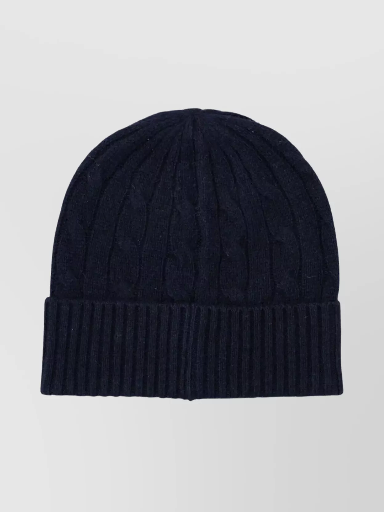 Polo Ralph Lauren Wool And Cashmere Beanie With Cable Knit