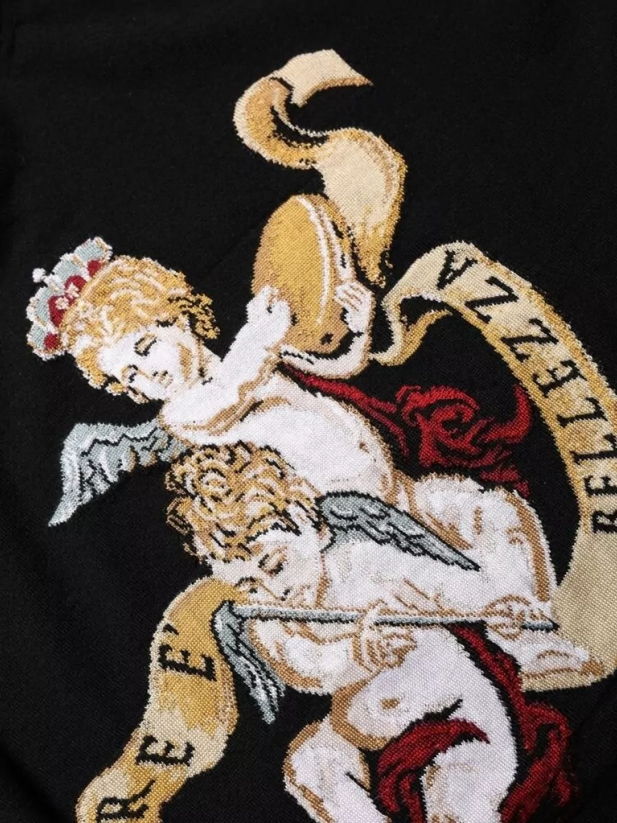 Dolce&Gabbana Wool silk crew neck sweater