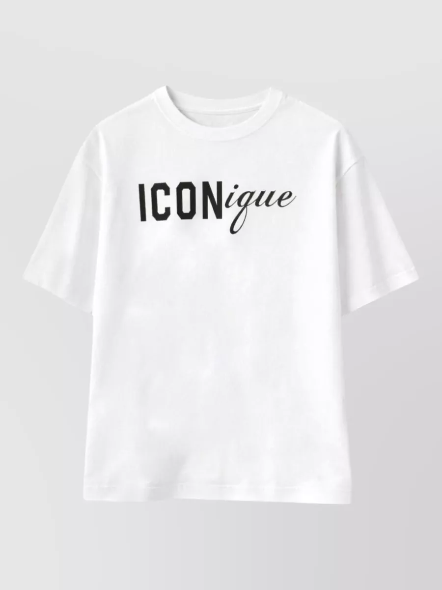 Dsquared2 Cotton Relaxed-Fit Printed T-Shirt