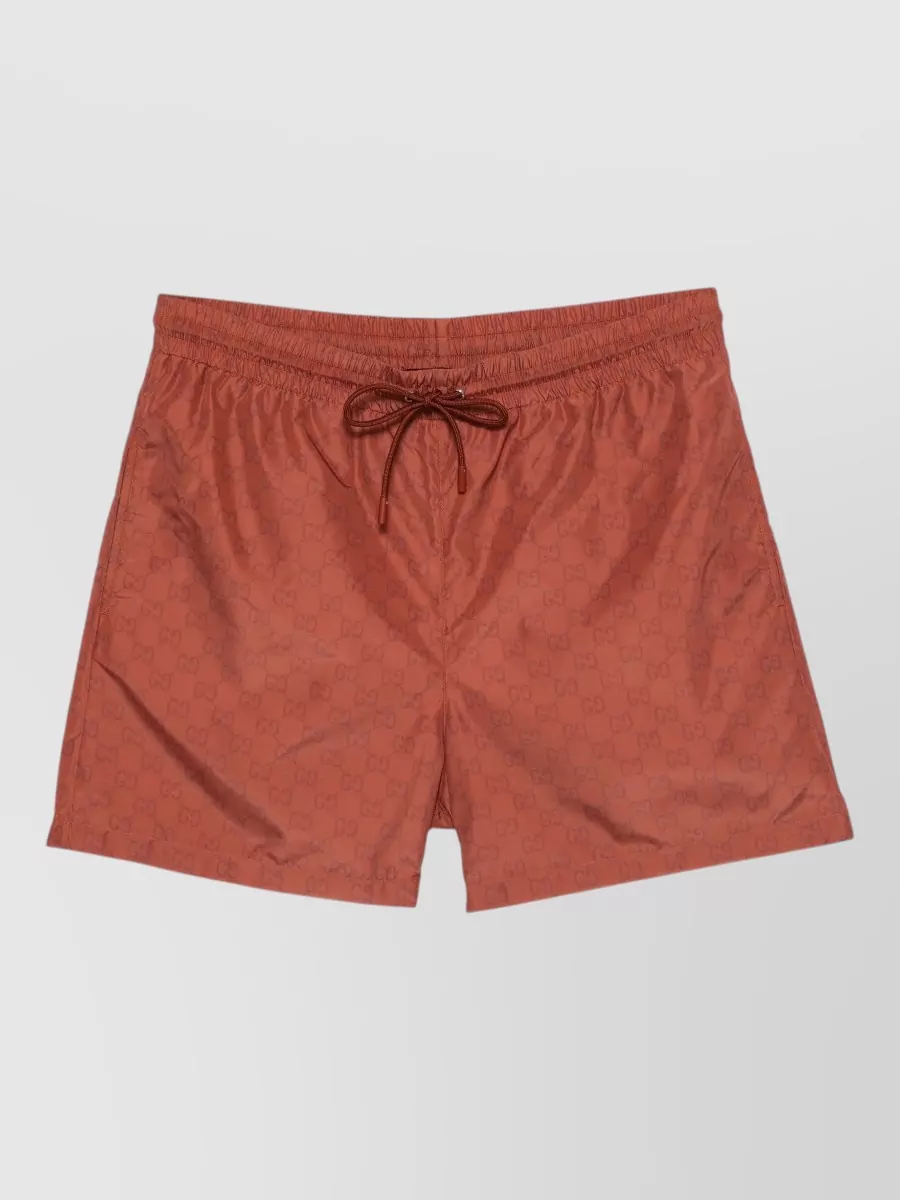 Gucci logo print swim shorts