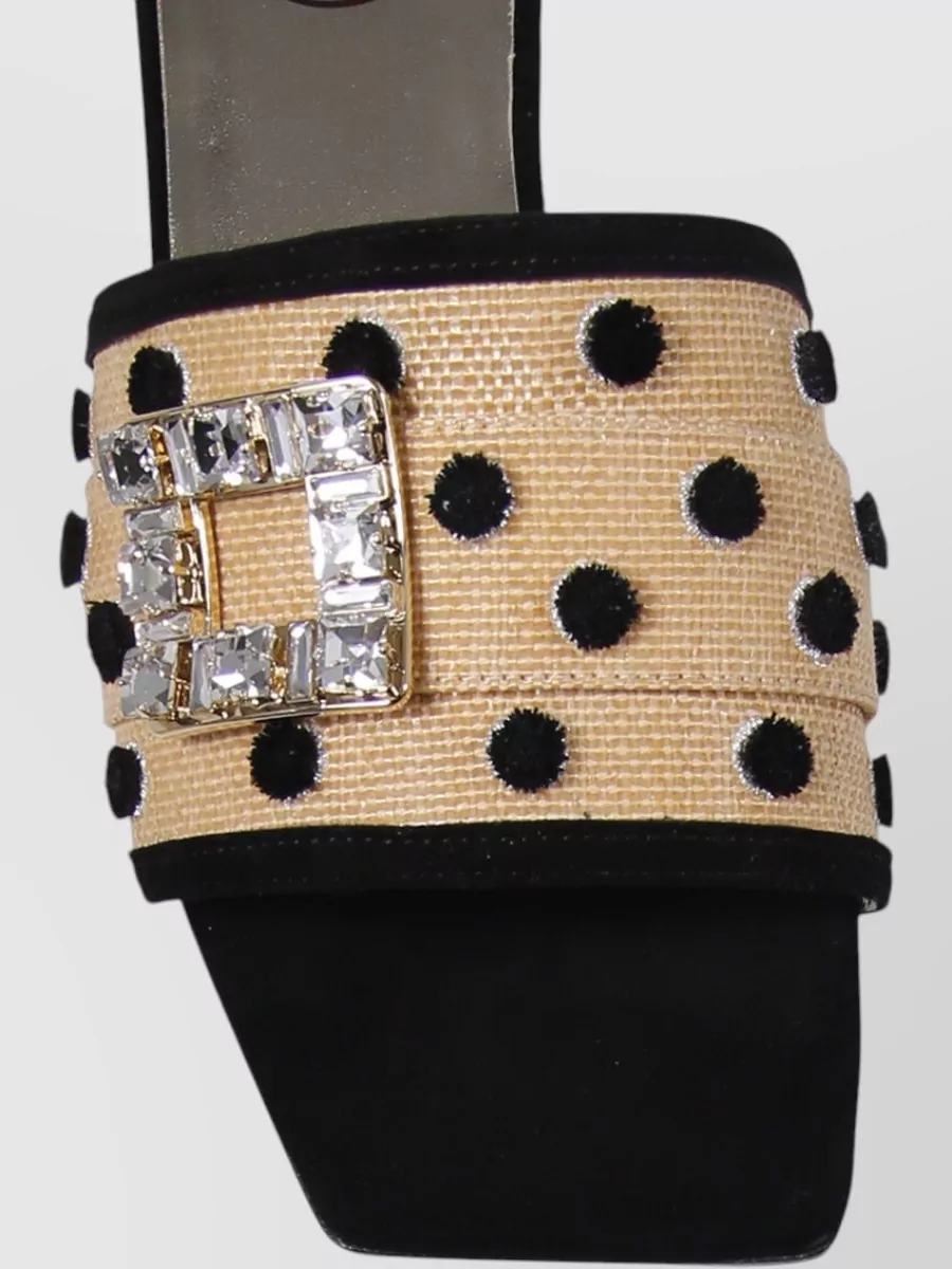 Roger Vivier Leather Slides