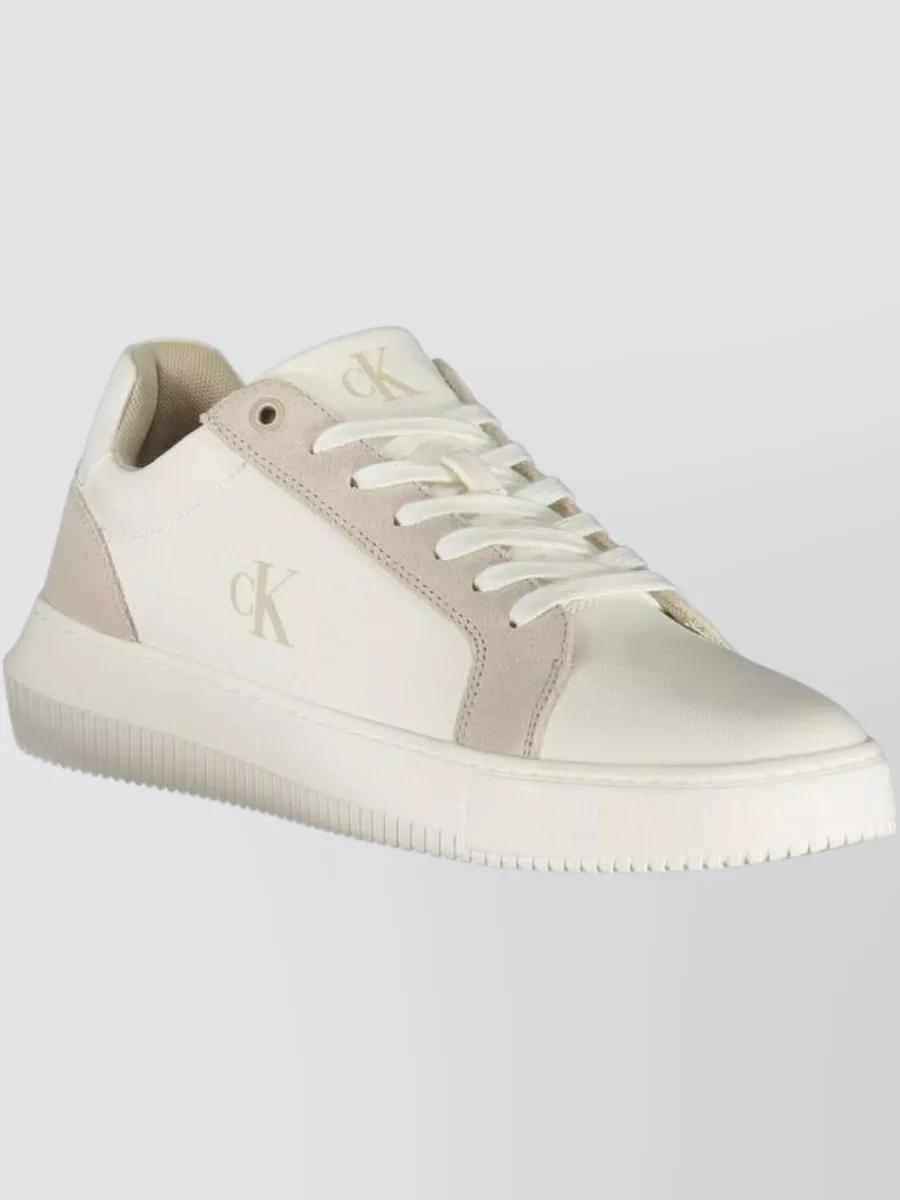 Calvin Klein Leather Low-Top Sneakers