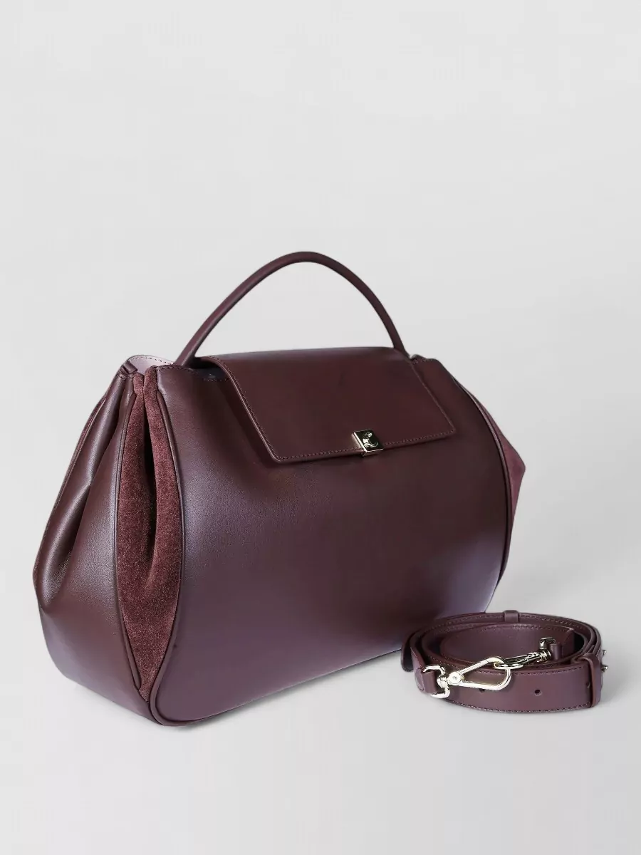 Coccinelle Leather Paneled Shoulder Bag
