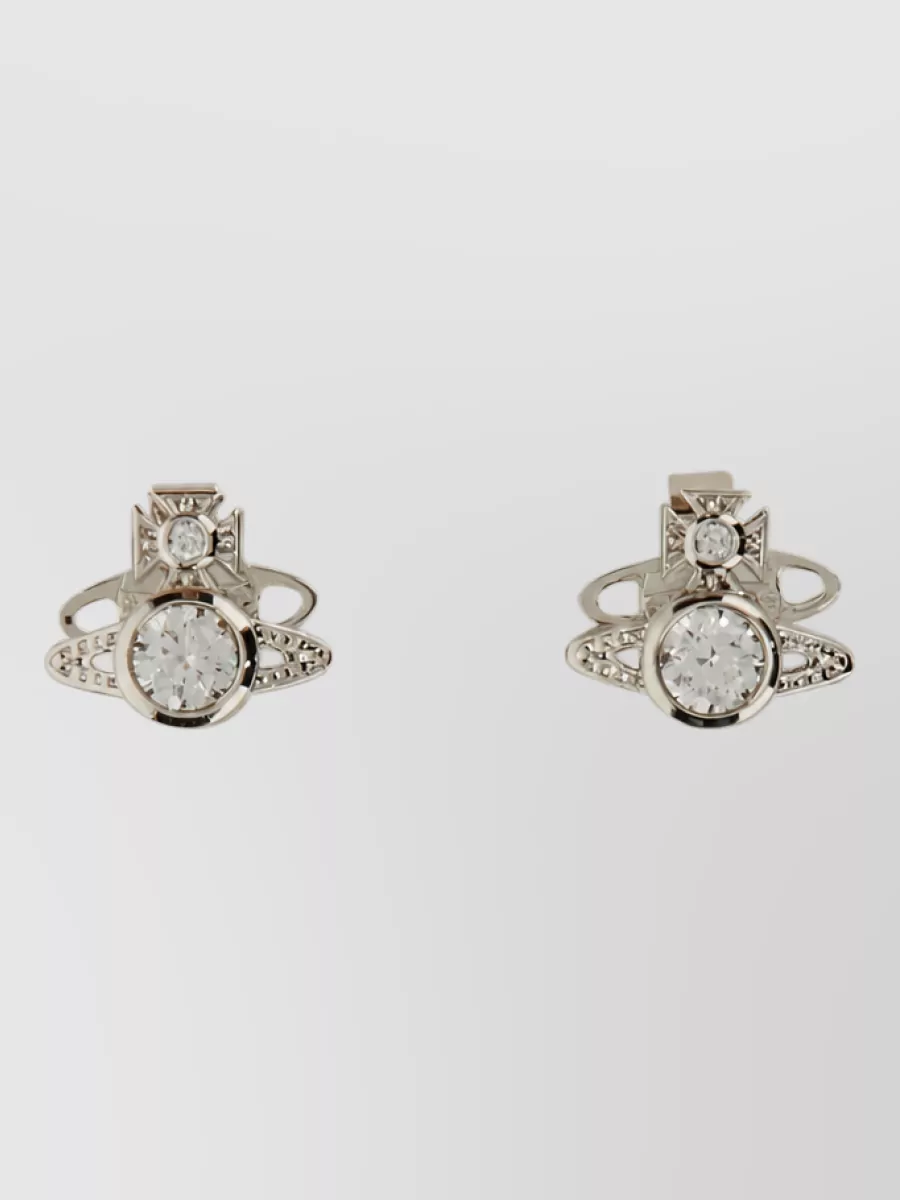 Vivienne Westwood brass london orb earrings