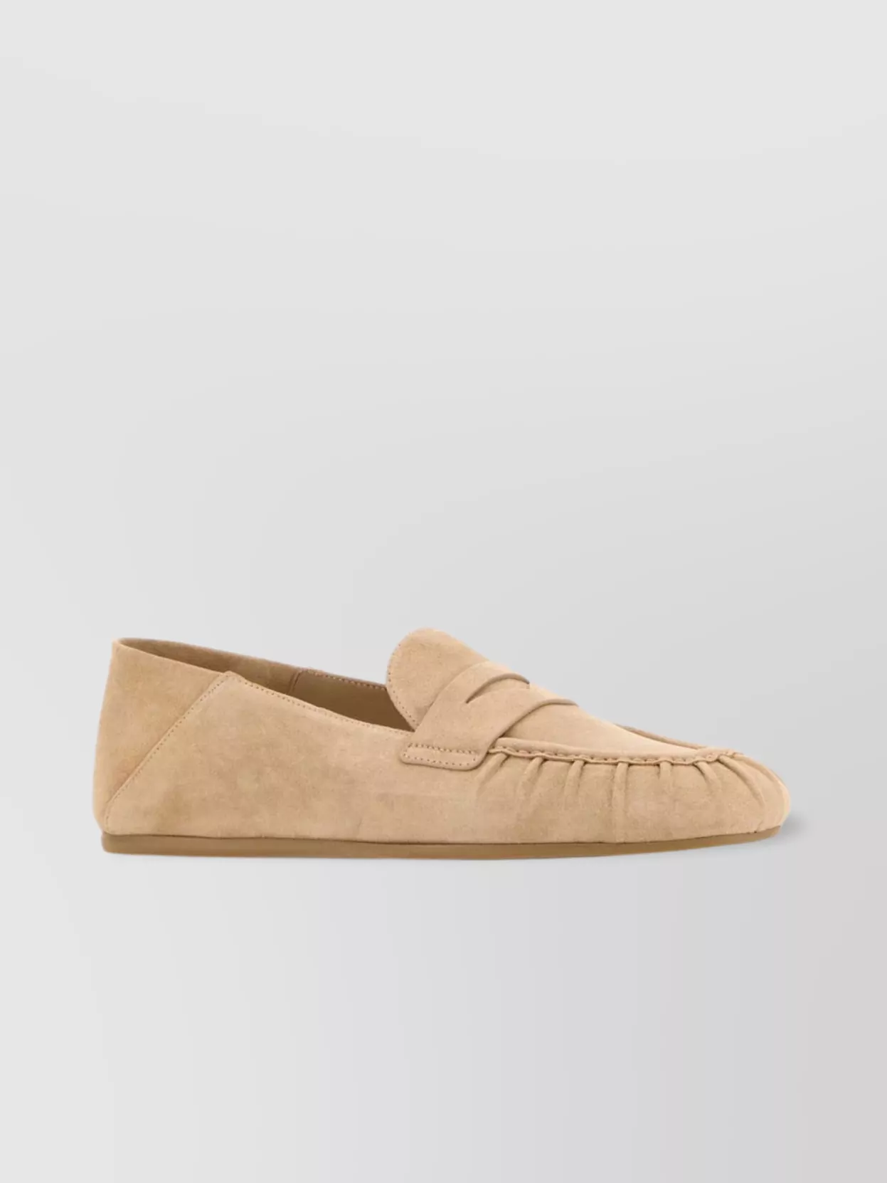 Stuart Weitzman Skin Pink Suede Brooks Loafers