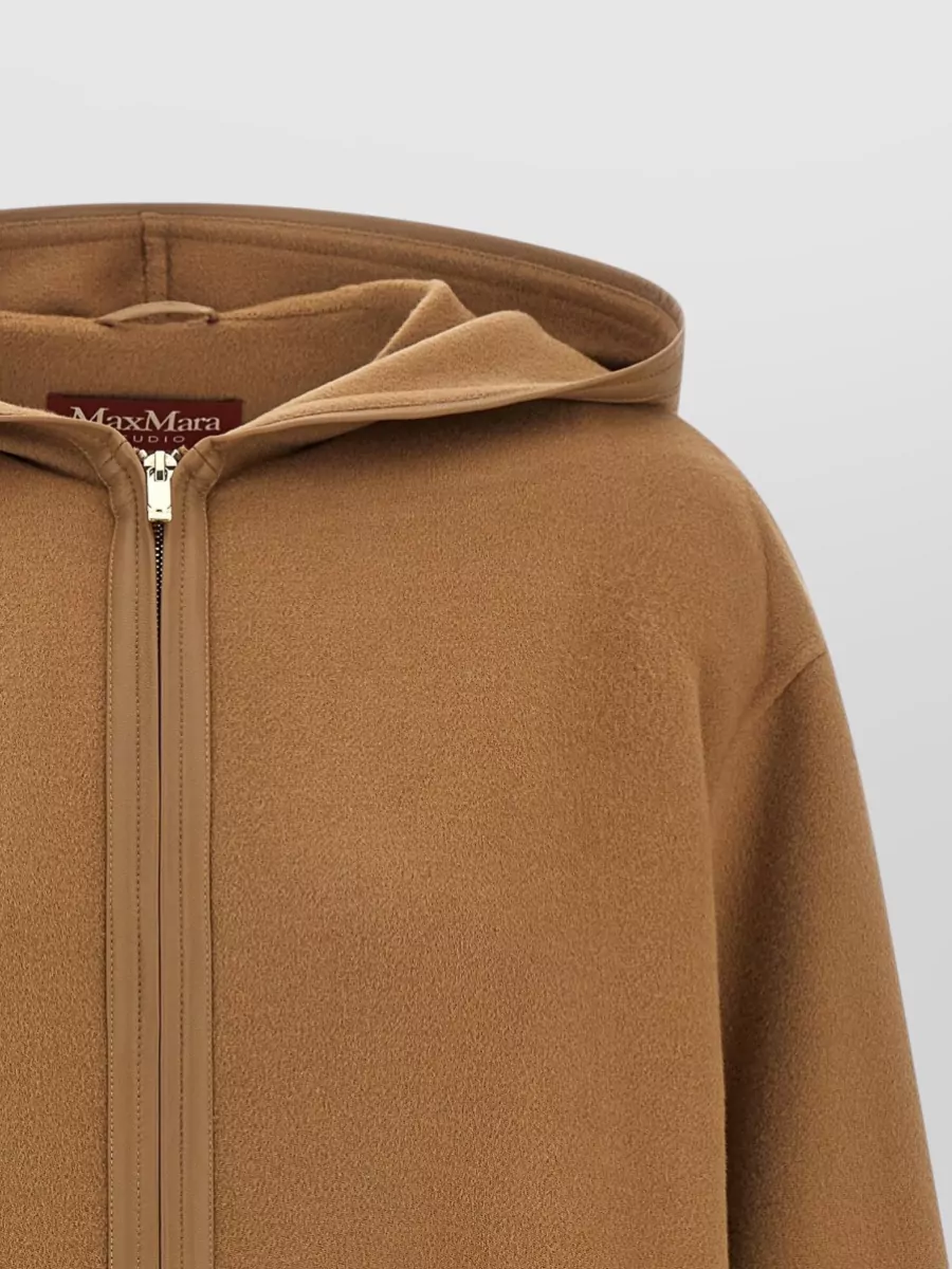 S Max Mara Silk Cashmere Fitted Jacket