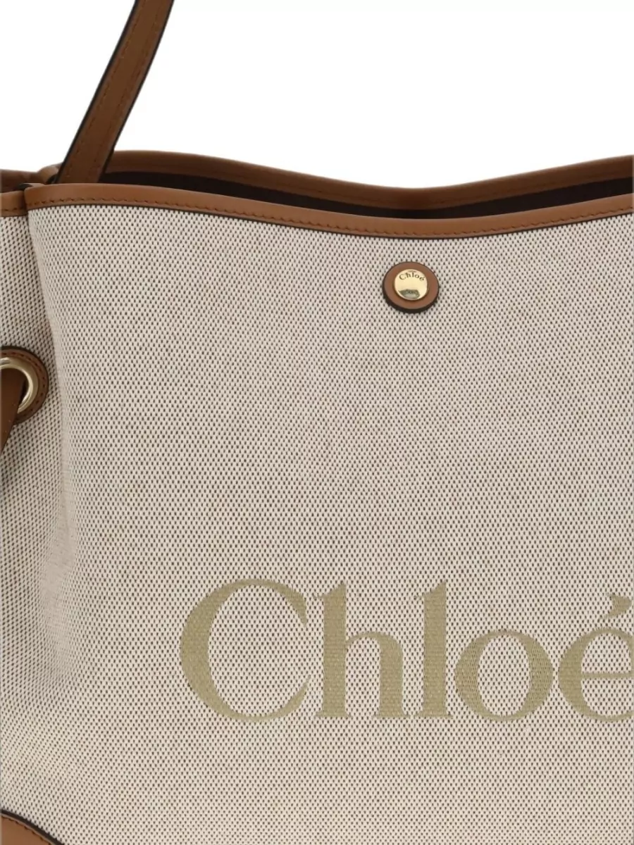 Chloé Large Canvas Shoulder Bag