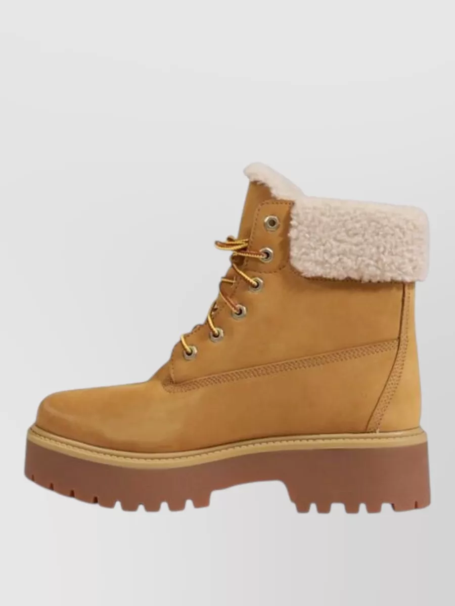 Timberland Recycled Leather Lace-Up Boots