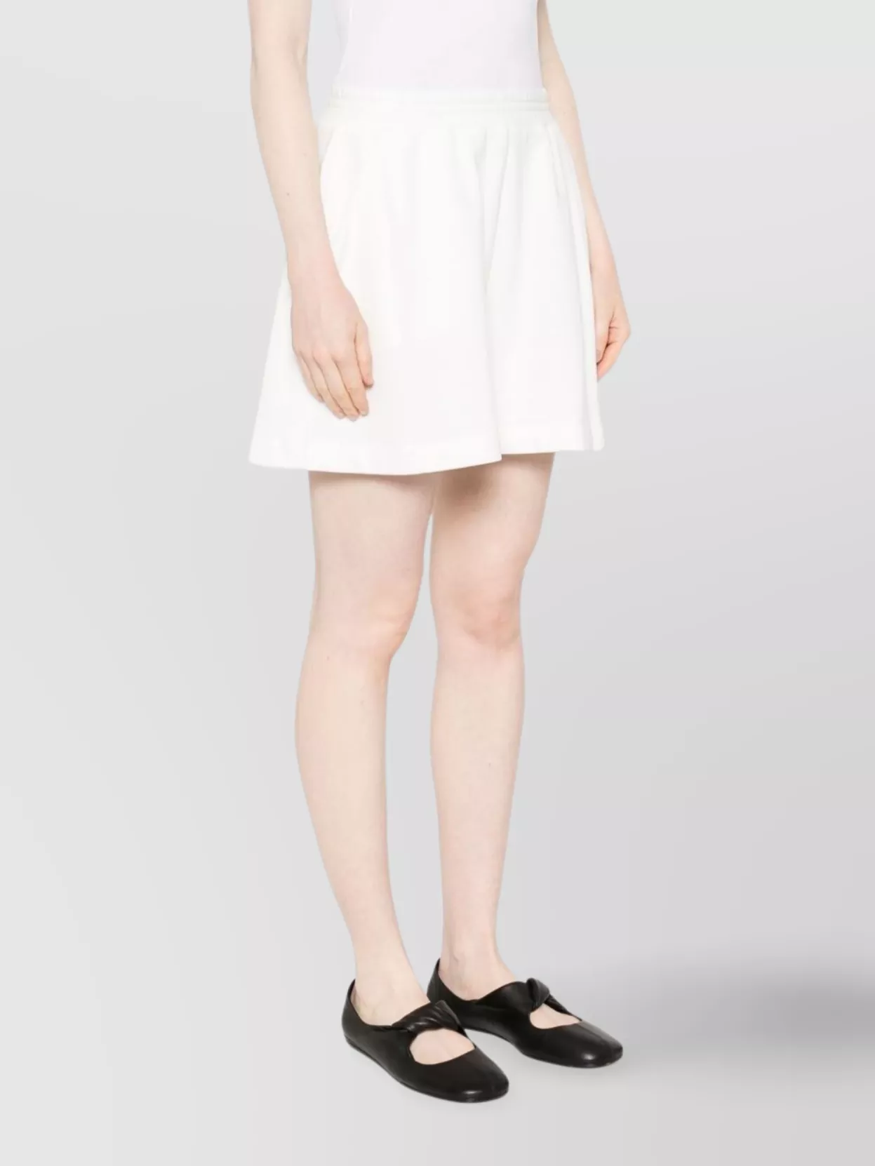 Emporio Armani Cotton Shorts In Organic Fabric