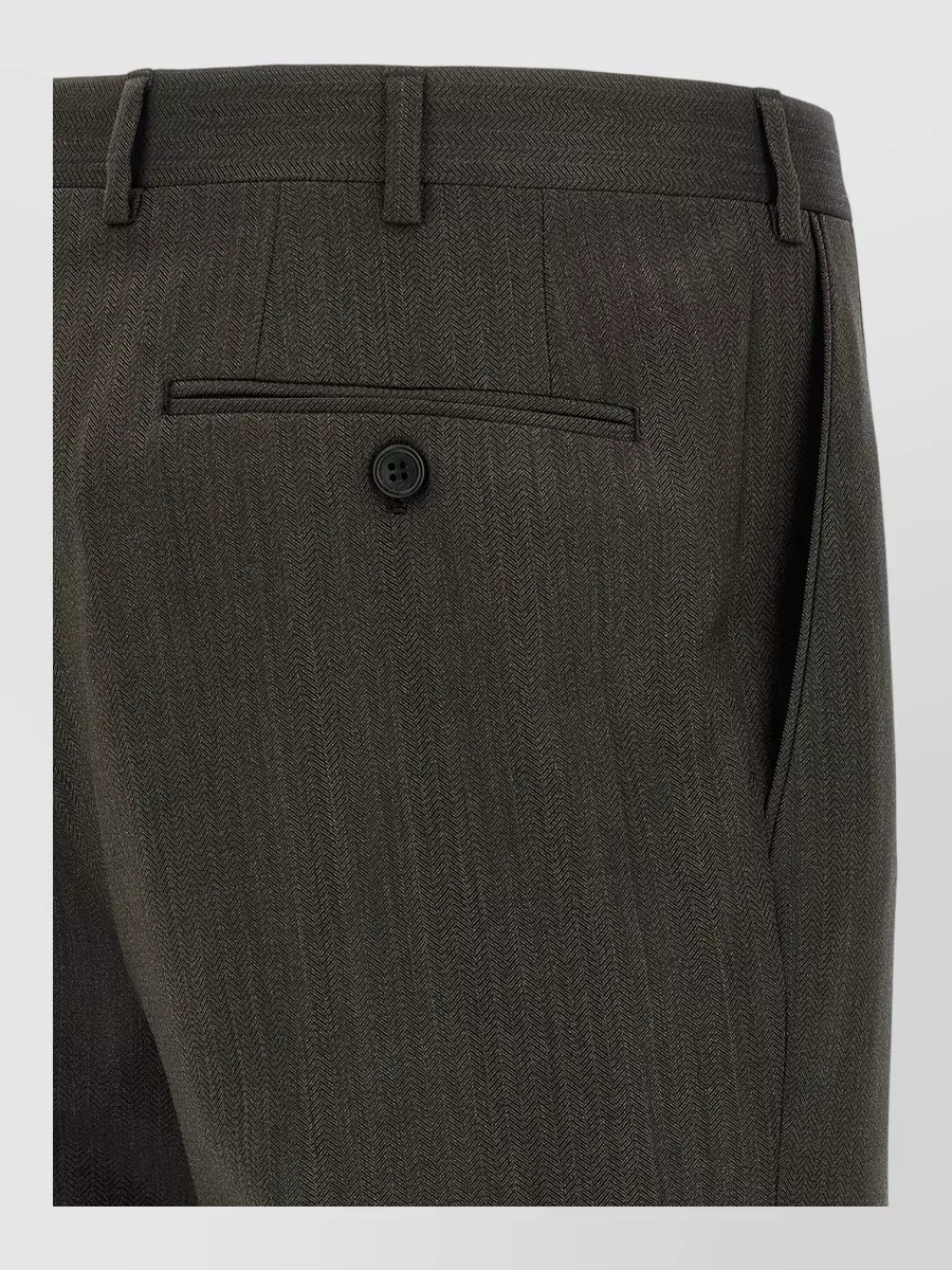 Brioni Wool Double Breasted Coat