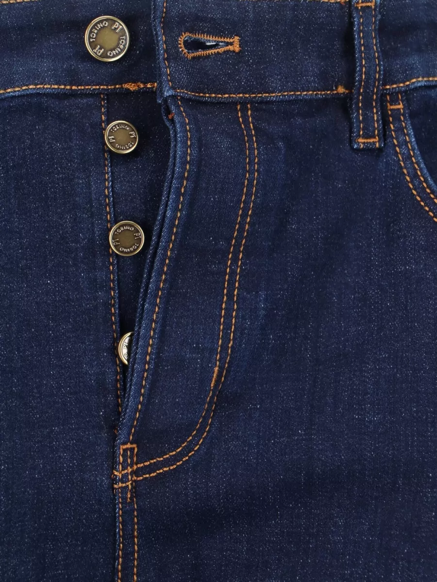 Pt Torino Cotton Straight-Leg Jeans