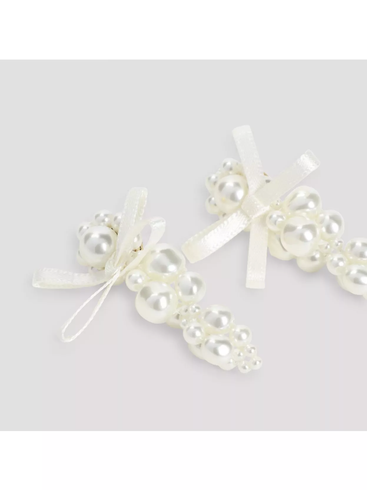 Simone Rocha Cluster Earrings With Bow And Pearl Detail