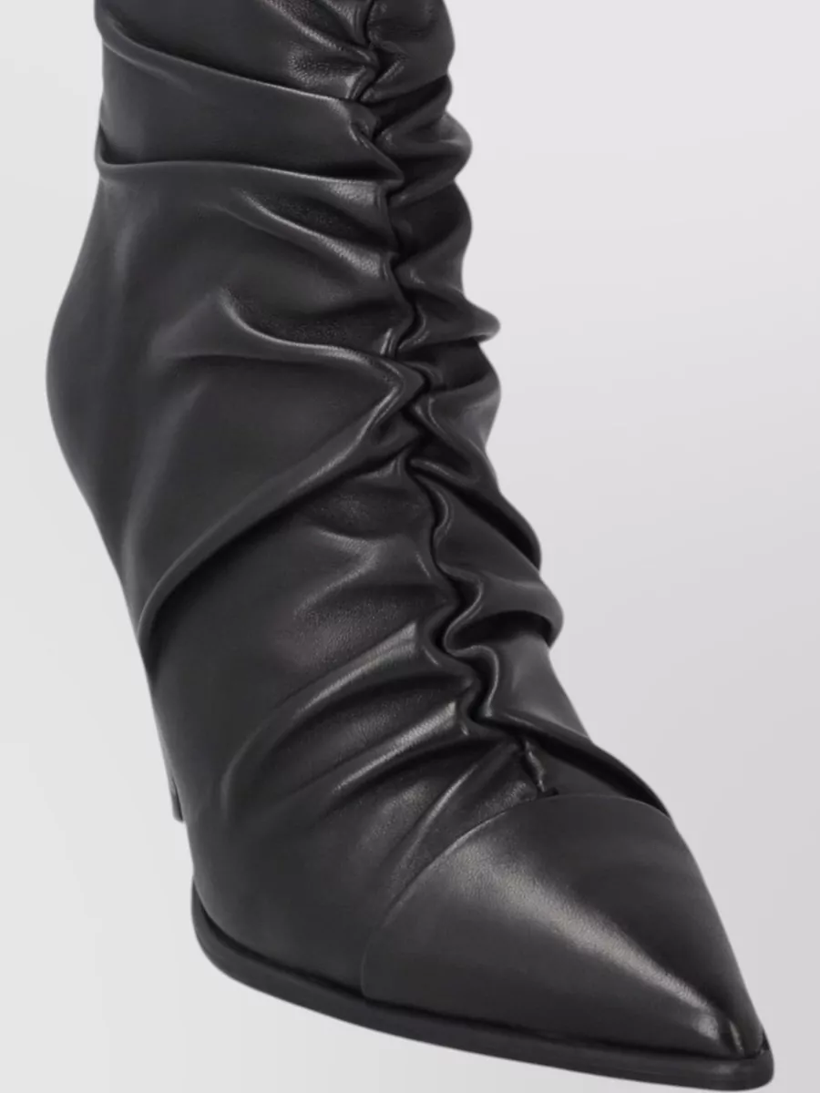 Pinko Leather Ankle Boots