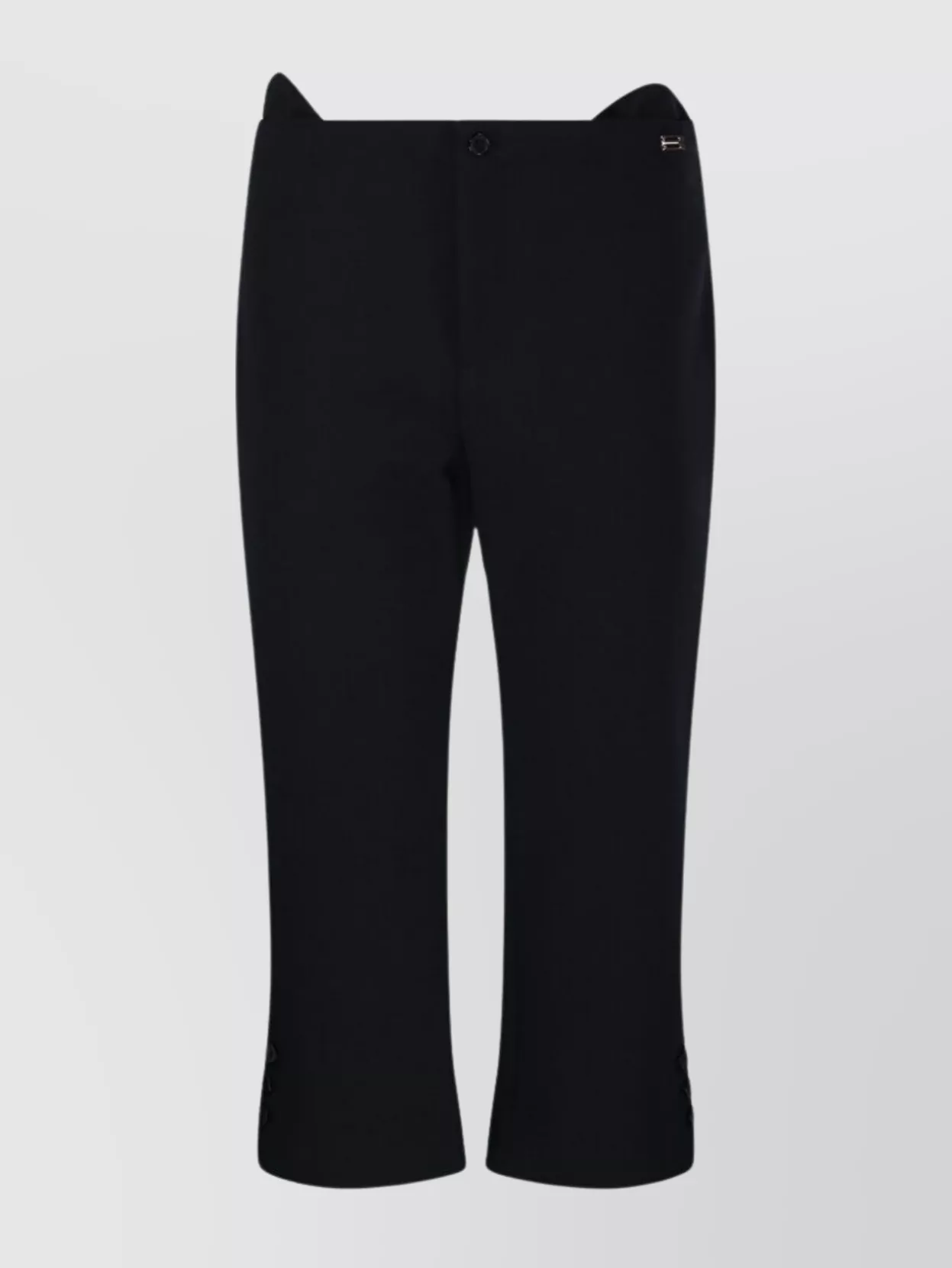 Victoria Beckham Cropped Trouser Tab Detail