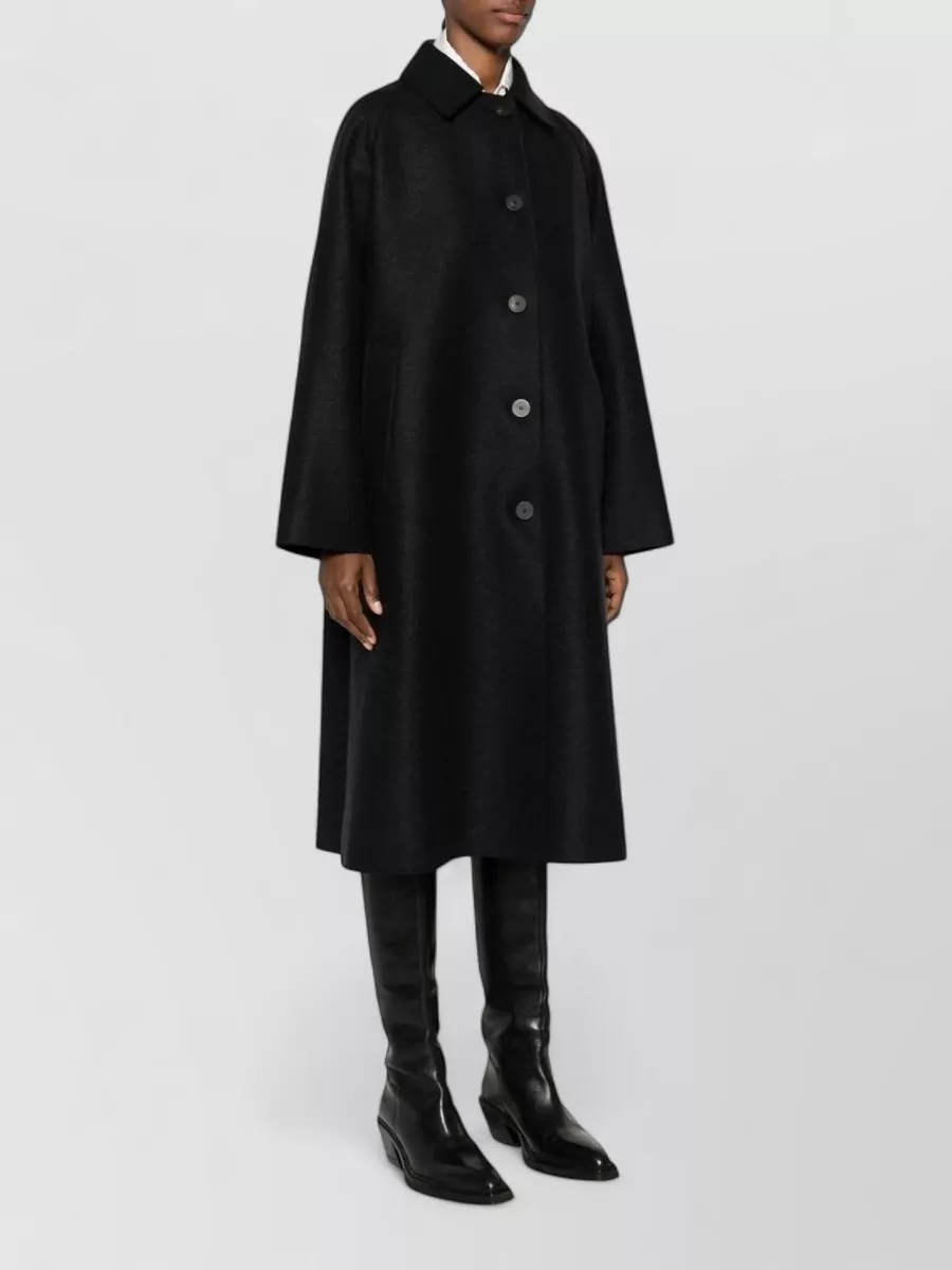 Harris Wharf London Virgin Wool Long Coat