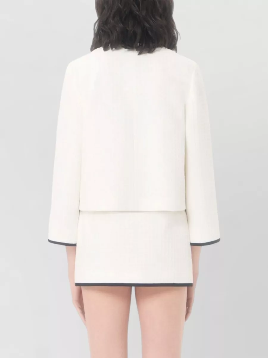Valentino Cotton Tweed Jacket