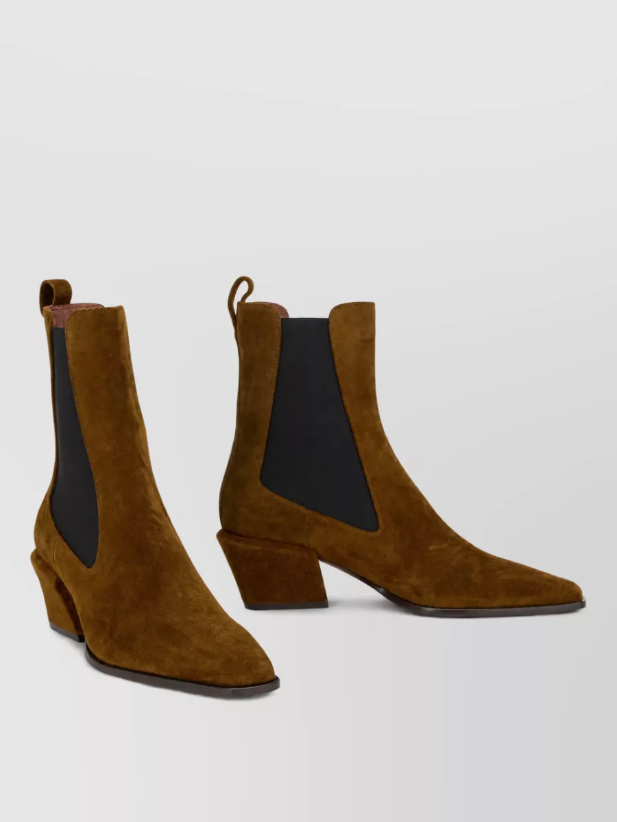 Paris Texas suede knee-high boots