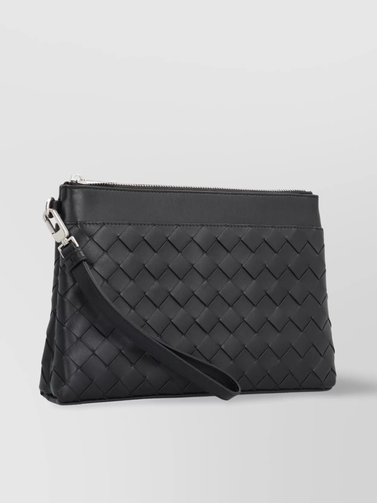 Bottega Veneta Woven Prism Clutch Pouch