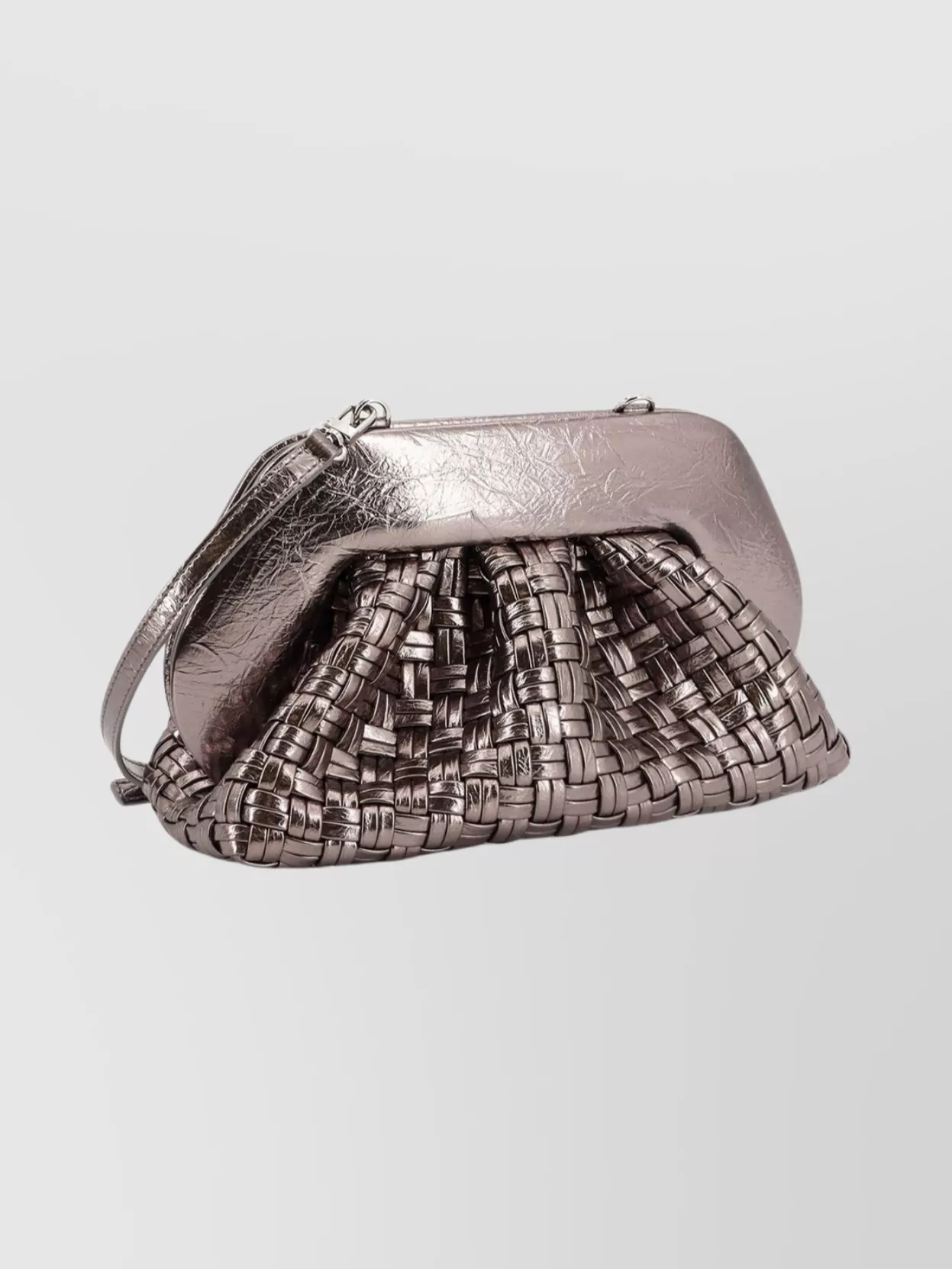 Themoiré Tia Shoulder Bag In Laminated Leather