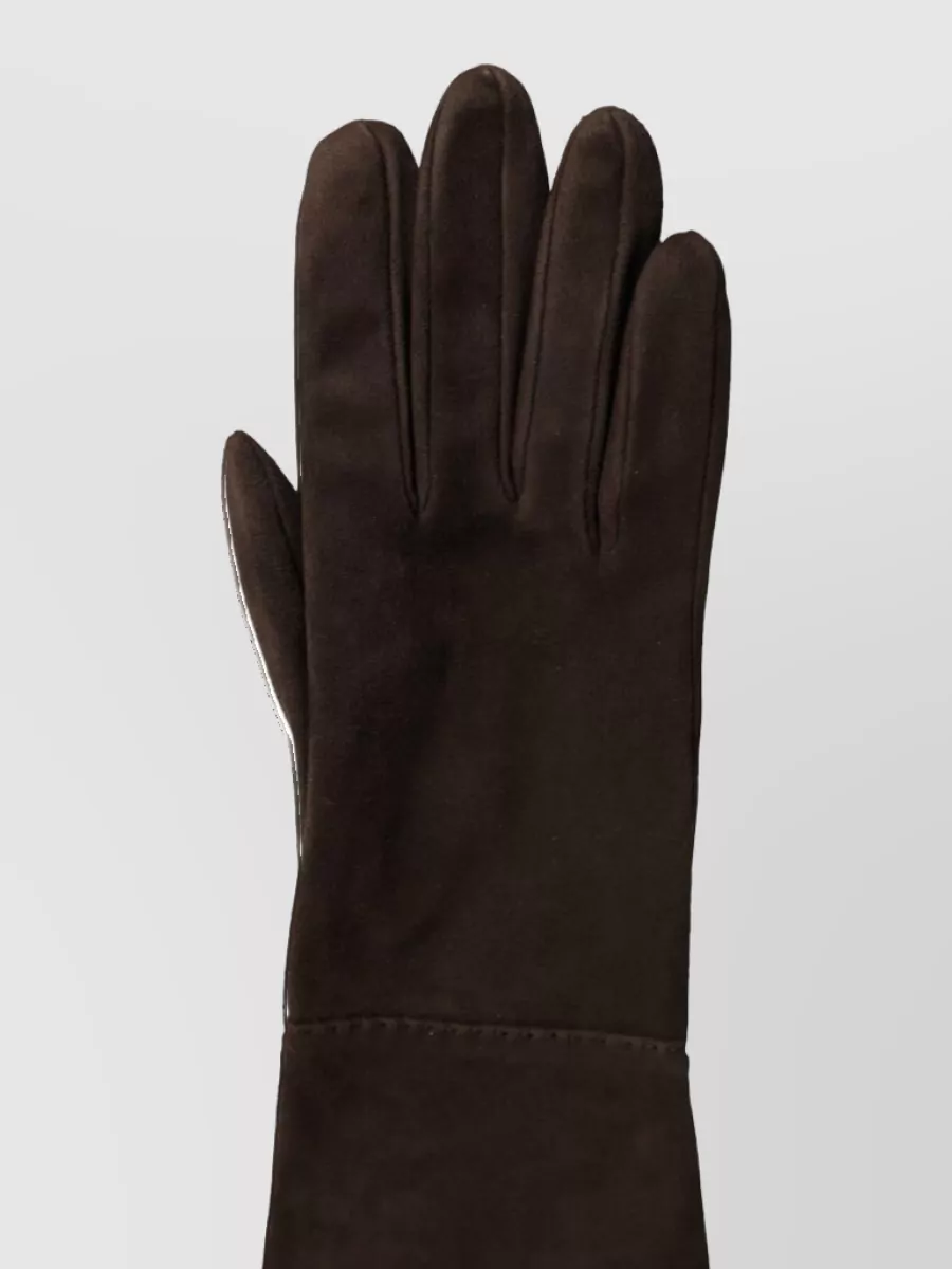 Dolce&Gabbana leather elbow-length gloves