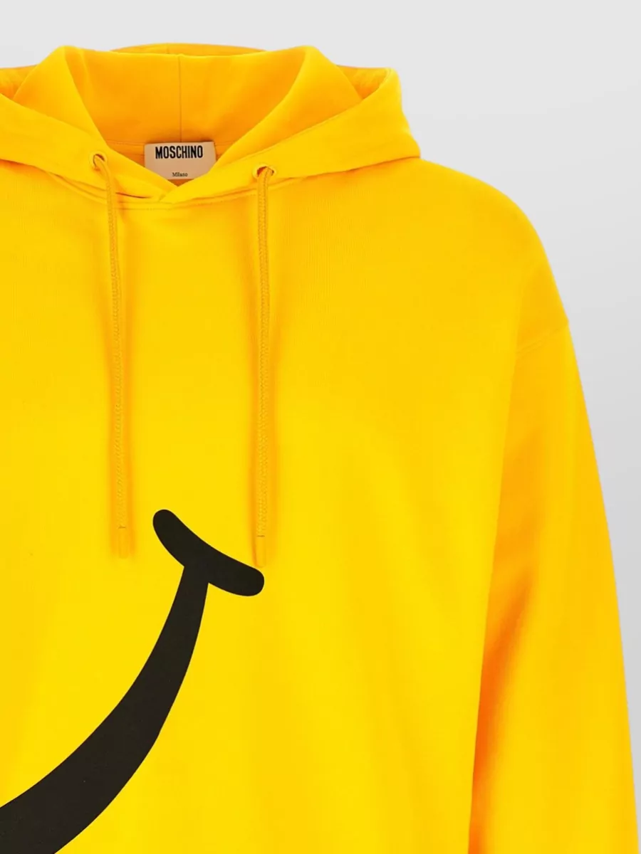 Moschino Cotton Printed Hoodie