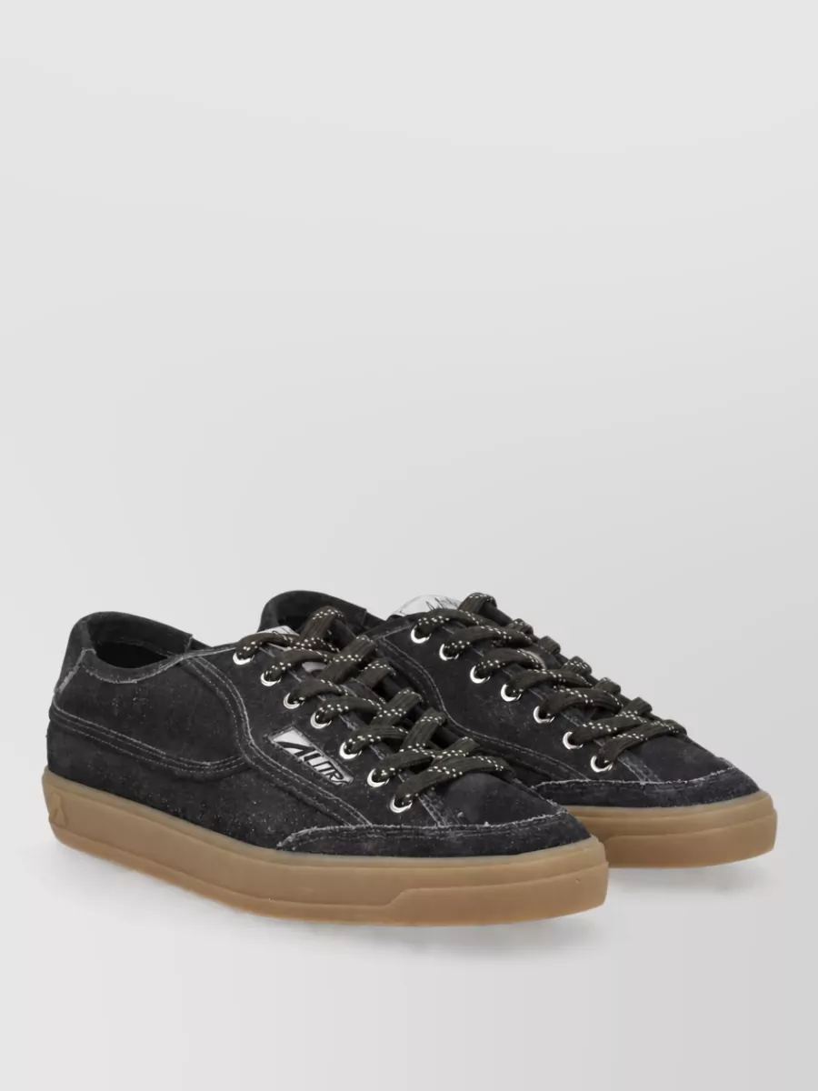 Autry Suede Leather Lace-Up Sneakers