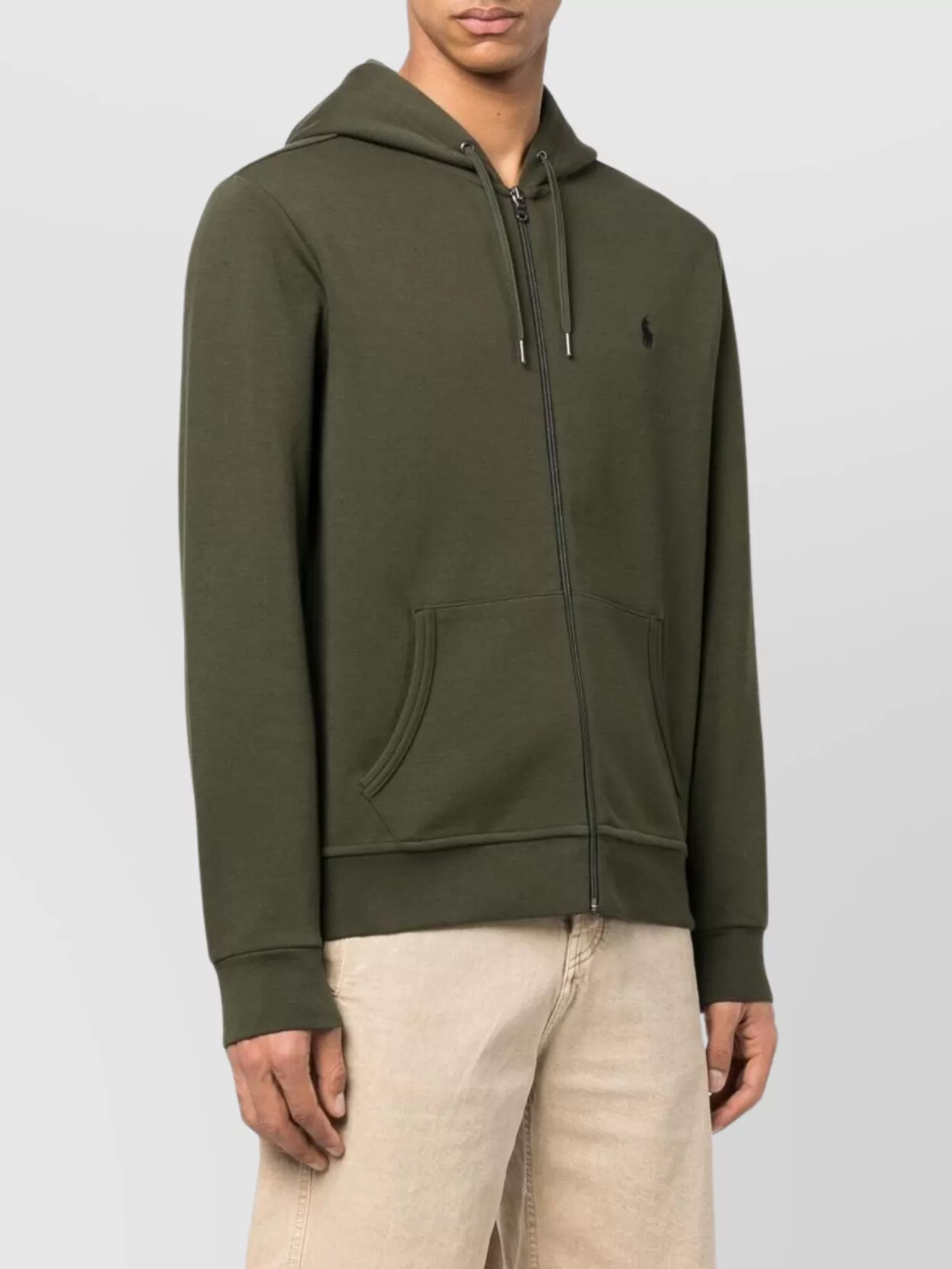 Ralph Lauren Cotton Blend Logo Hooded Sweatshirt With Pockets