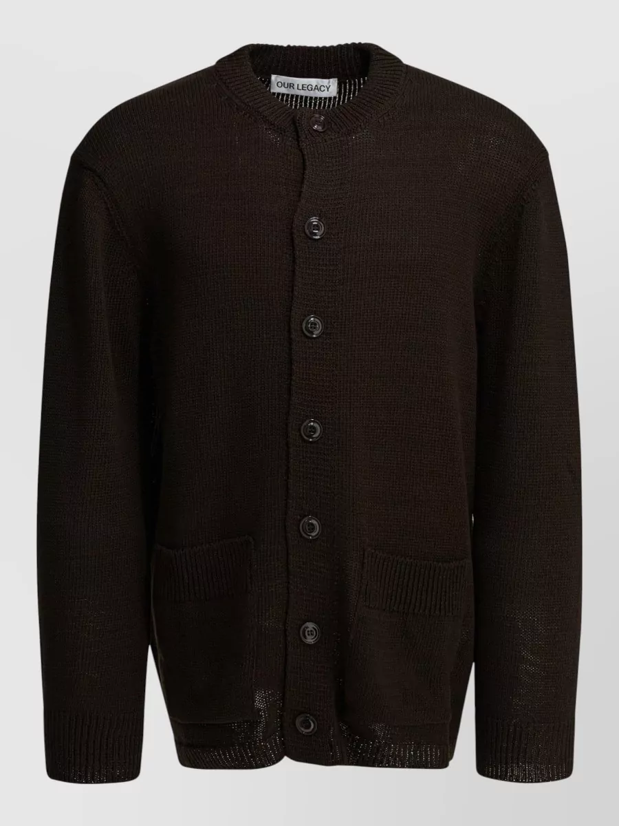 Our Legacy organic cotton parlor cardigan