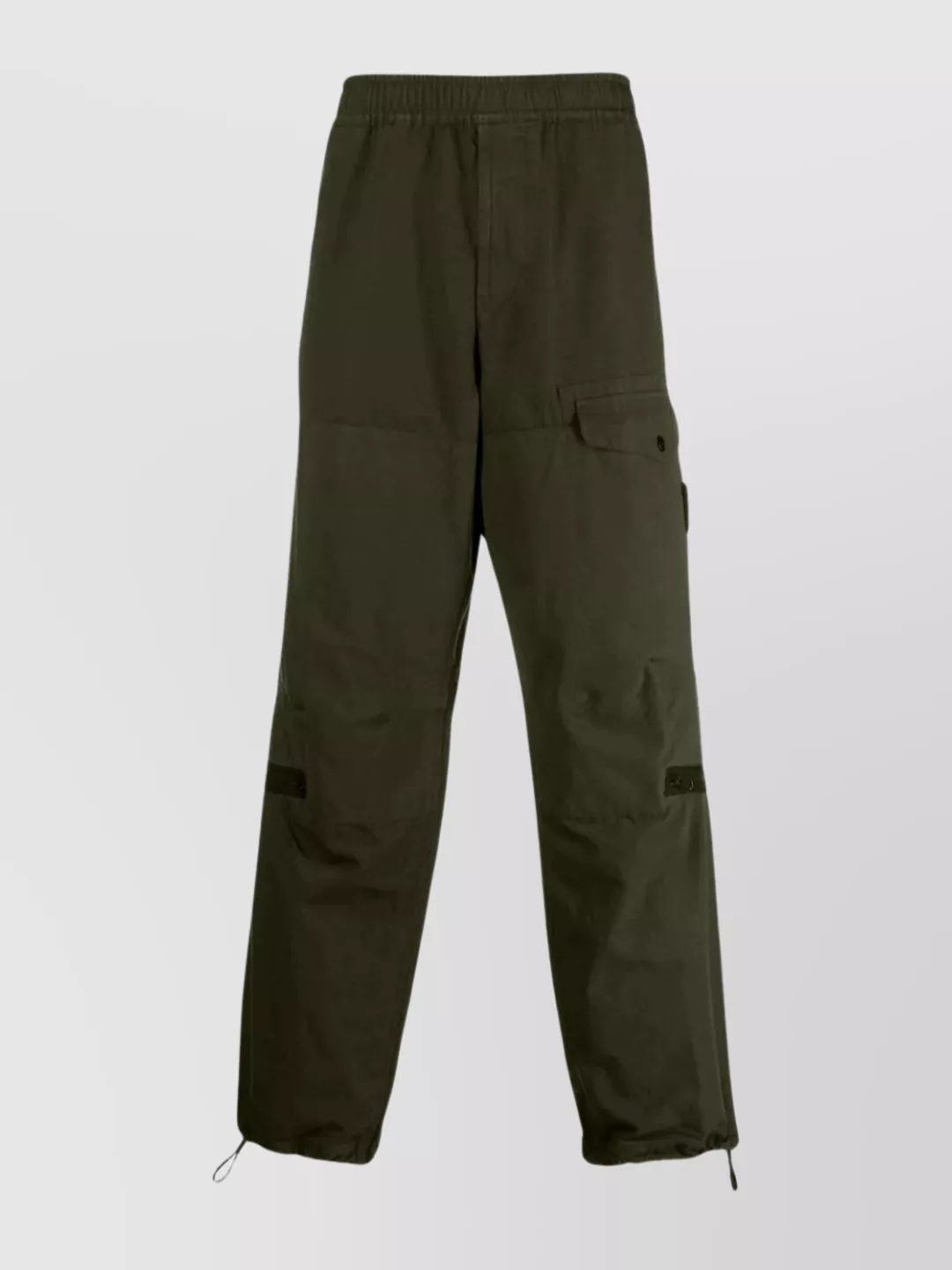 Shop Stone Island Versatile Cargo Pants With Adjustable Elastic Waistband In Brown