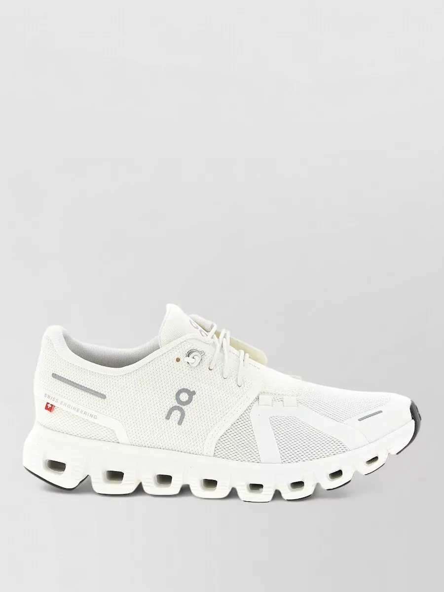 On Cloud Six Wide Mesh Upper Sneakers