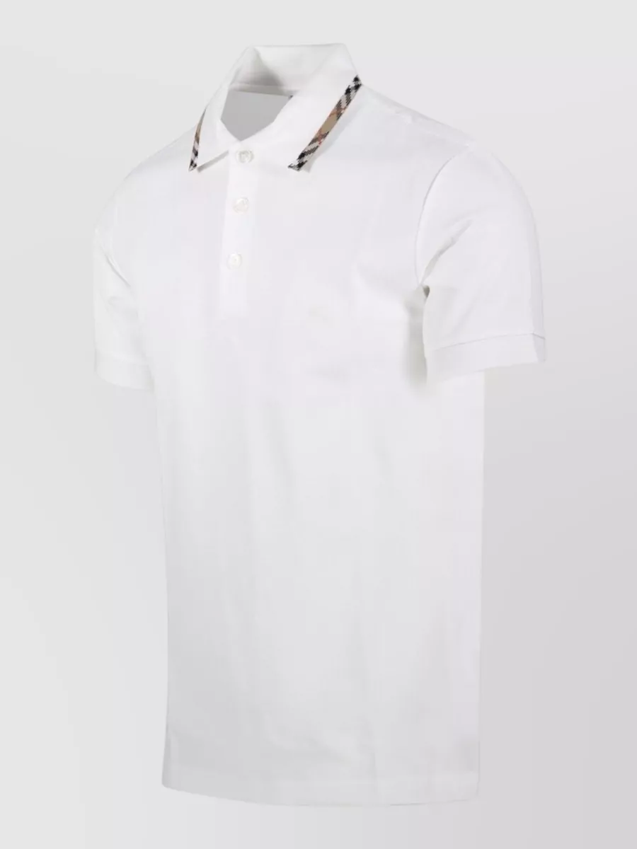 Burberry Cotton Piqué Short-Sleeve Polo Shirt
