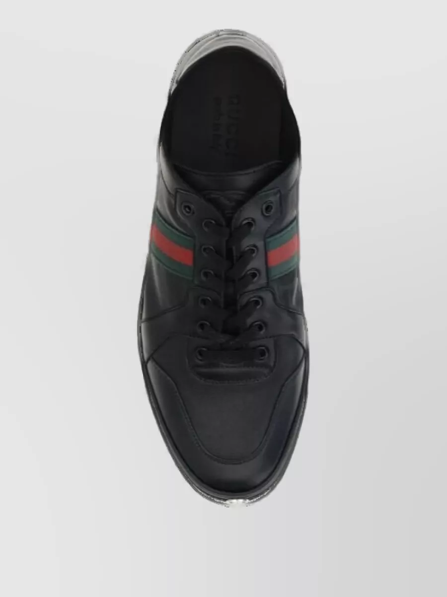 Gucci Leather Low Top Sneakers