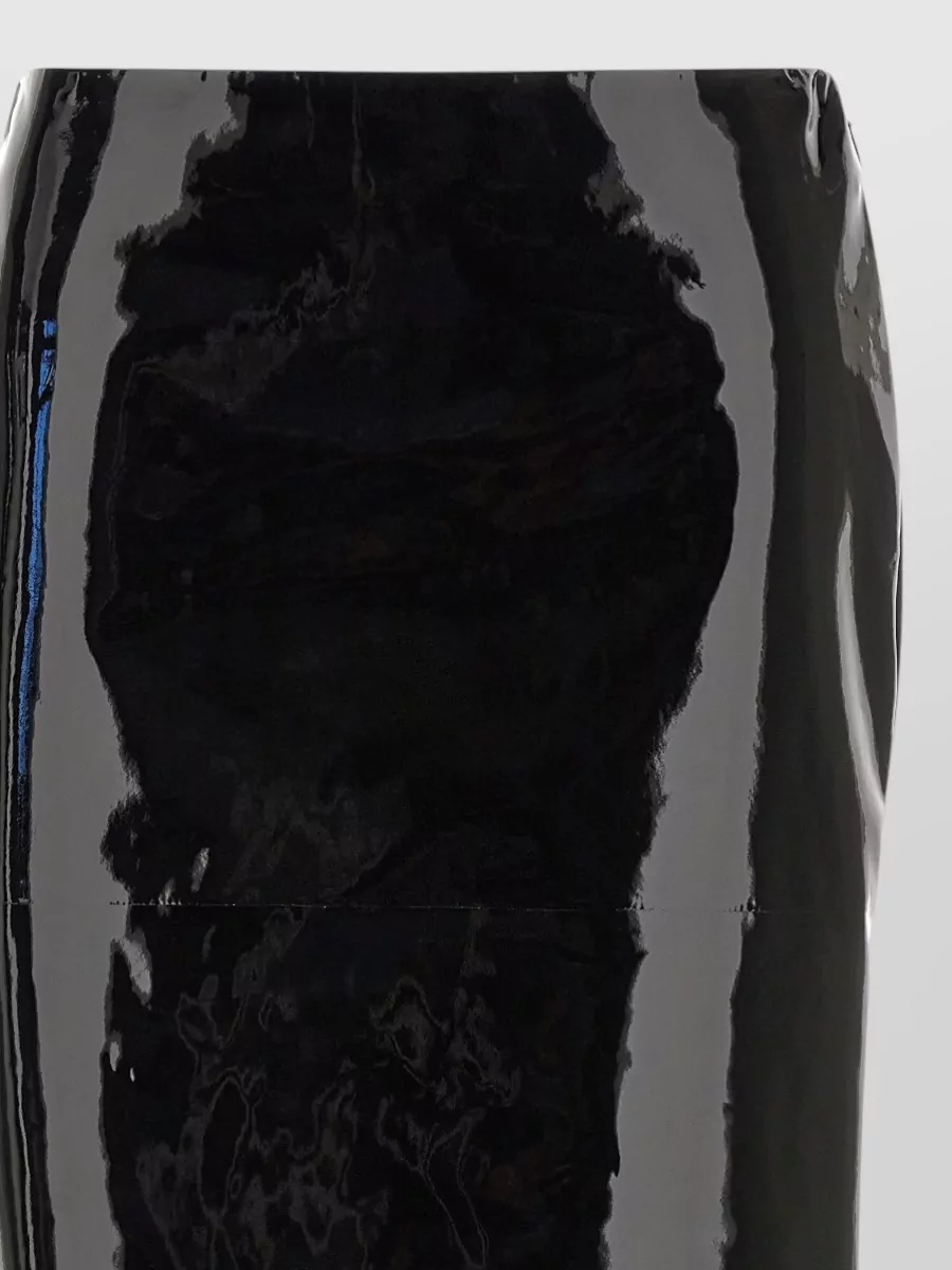 Ferragamo Patent Leather Pencil Skirt