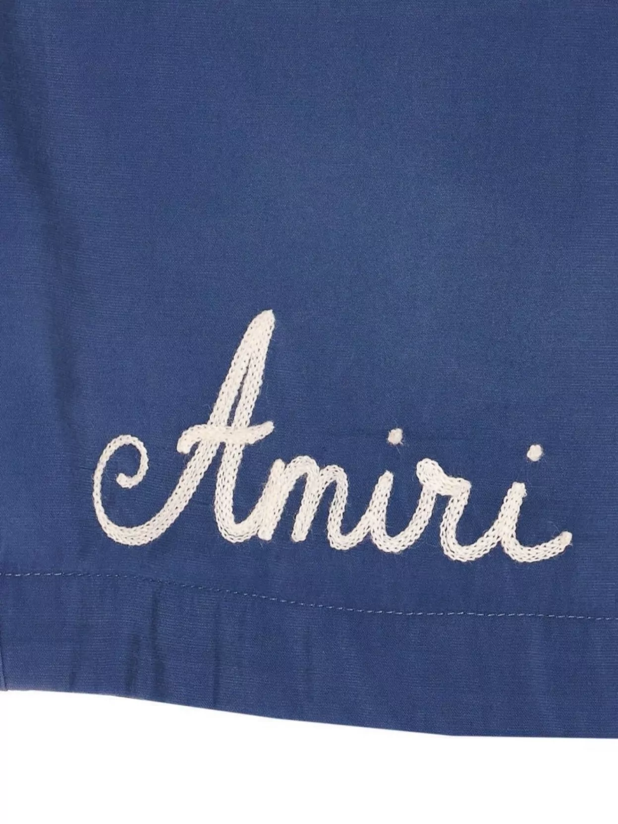 Amiri Saturday Night Elasticized Waist Embroidered Shorts