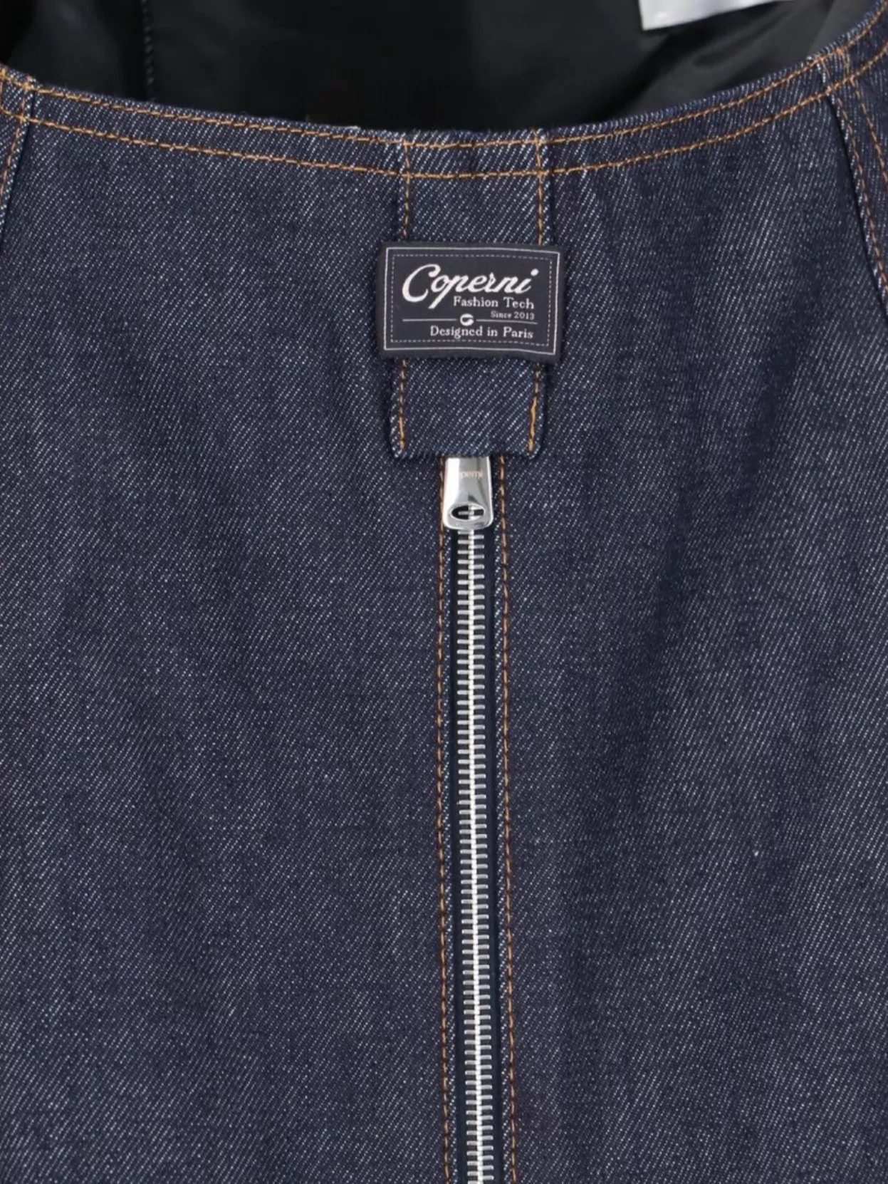 Coperni Stitching Detail Knee Length And Midi In Blue