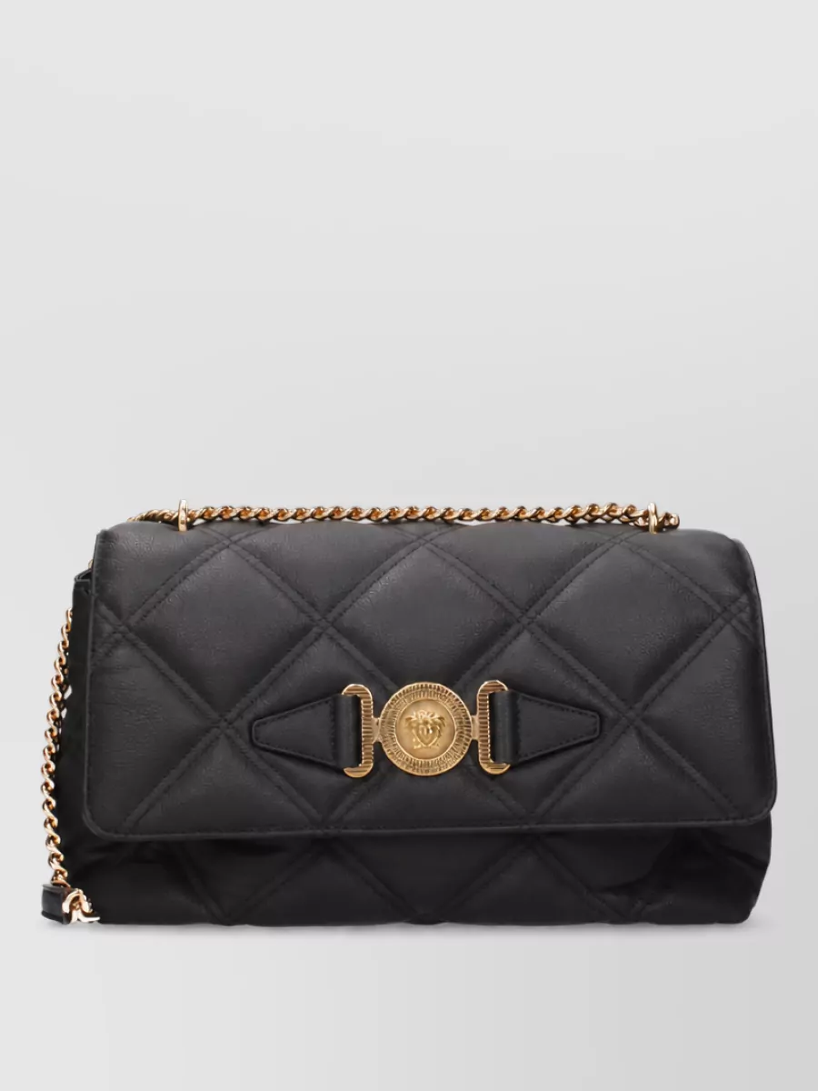 Versace leather clutch bag