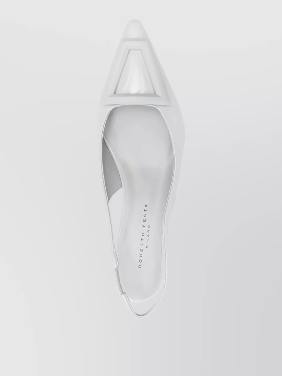 Roberto Festa Leather Slingback Sandals
