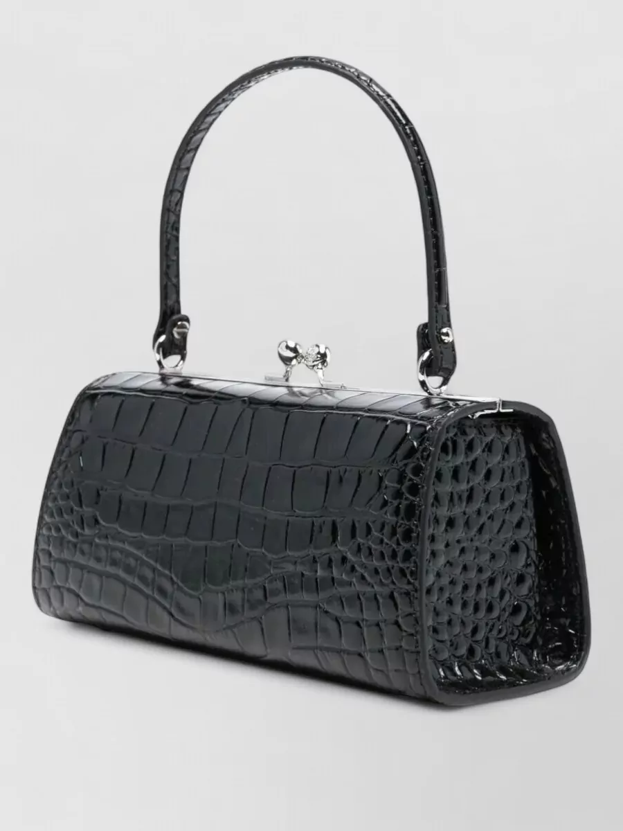 Vivienne Westwood Doll Extra Large Crocodile-Effect Leather Tote Bag