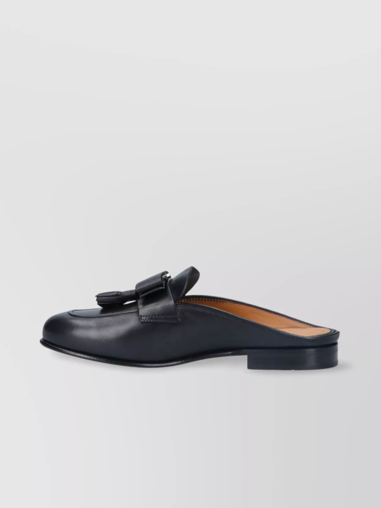 Ferragamo Tassel Round Toe Mules