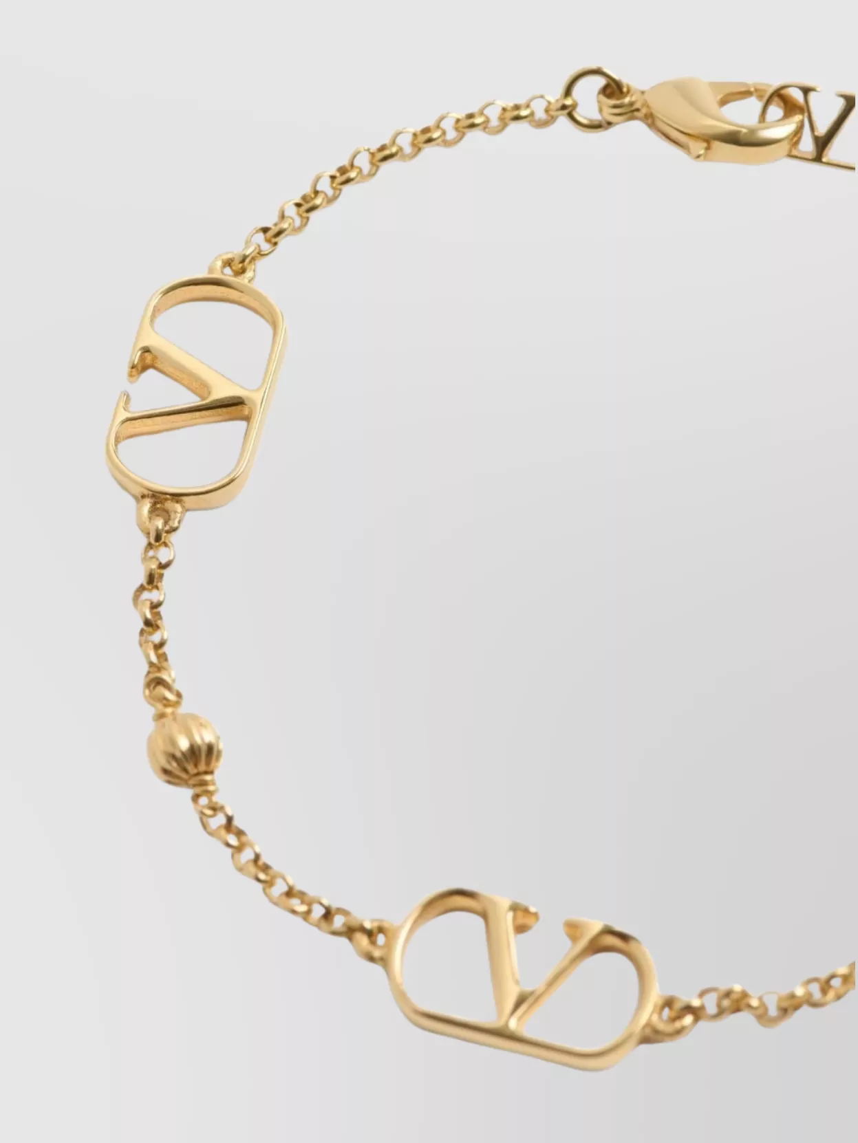 Valentino Garavani Gold-Tone Vlogo Signature Bracelet