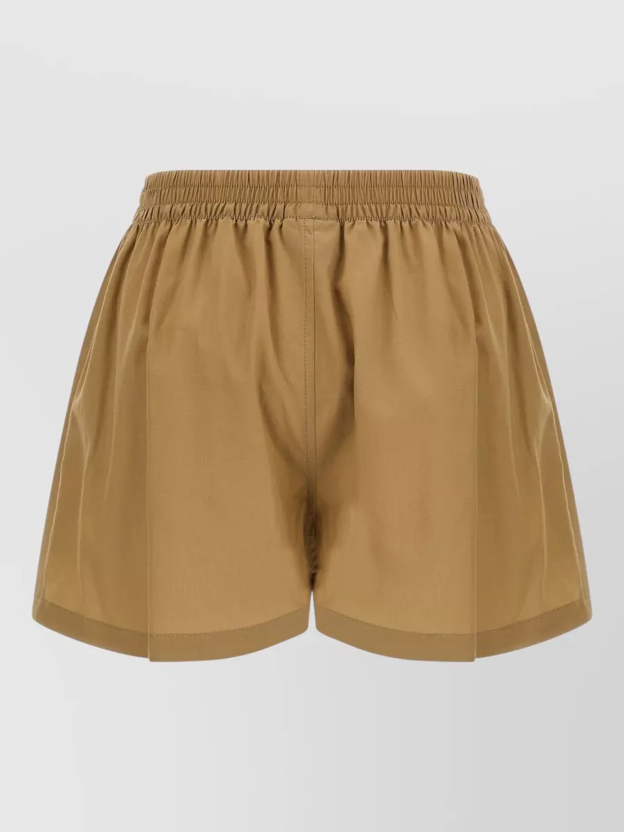 Balenciaga Mid-Rise Wide-Leg Knee-Length Shorts