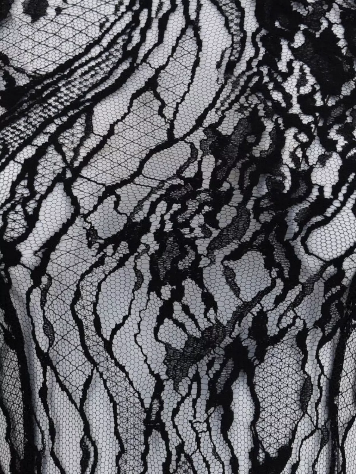 Balmain High Neck Lace Bodysuit